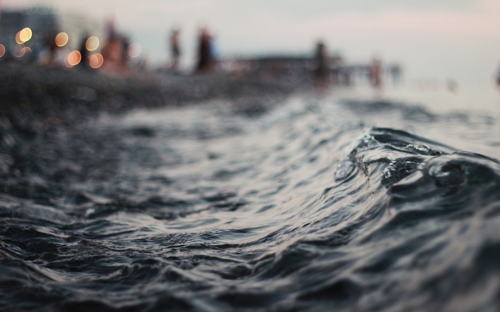 General 1920x1200 water blurred depth of field photography waves outdoors