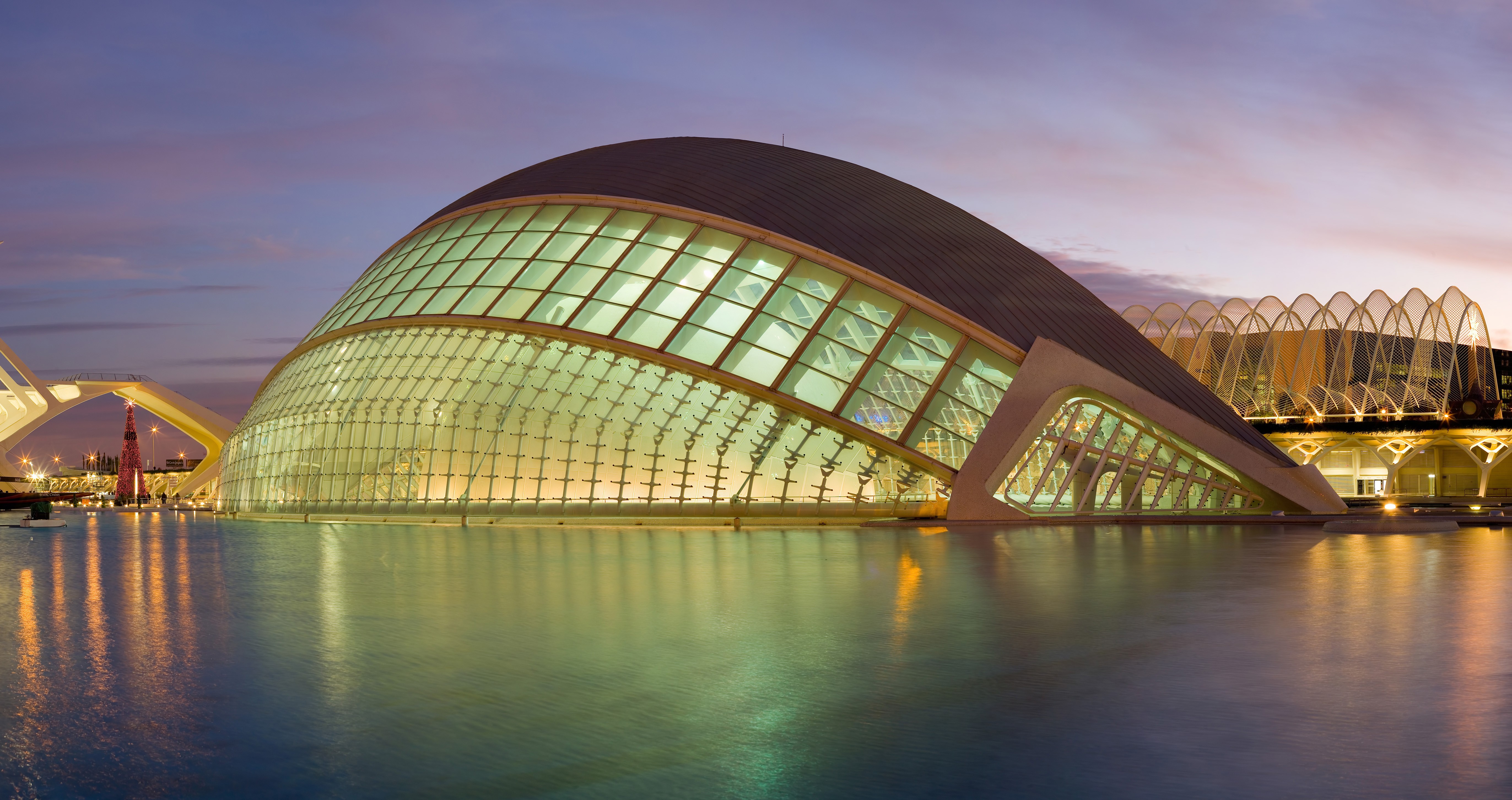 General 5488x2904 photography water building architecture Spain Valencia (Spain)