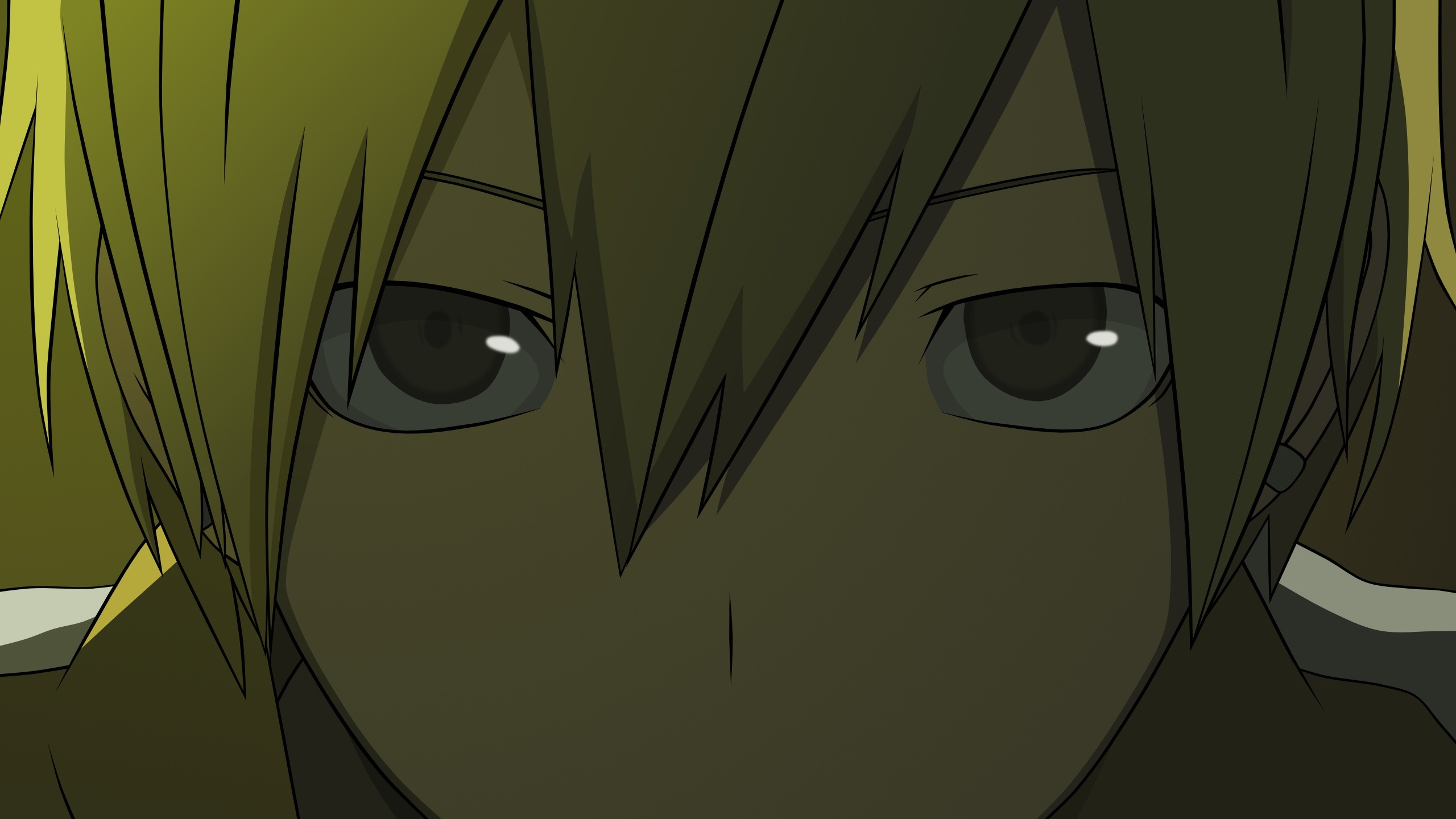 Anime 2560x1440 Durarara!! anime face eyes closeup