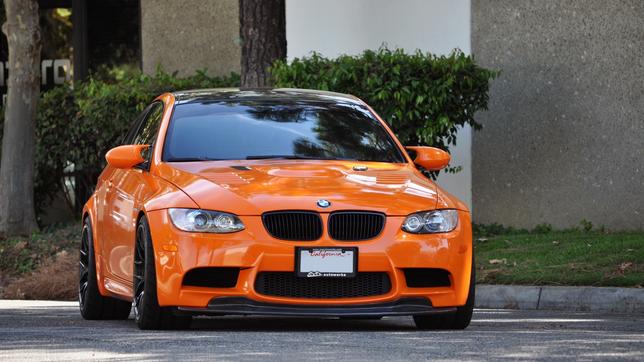 General 2560x1440 car BMW M3 GTS BMW E92 BMW 3 Series BMW orange cars vehicle