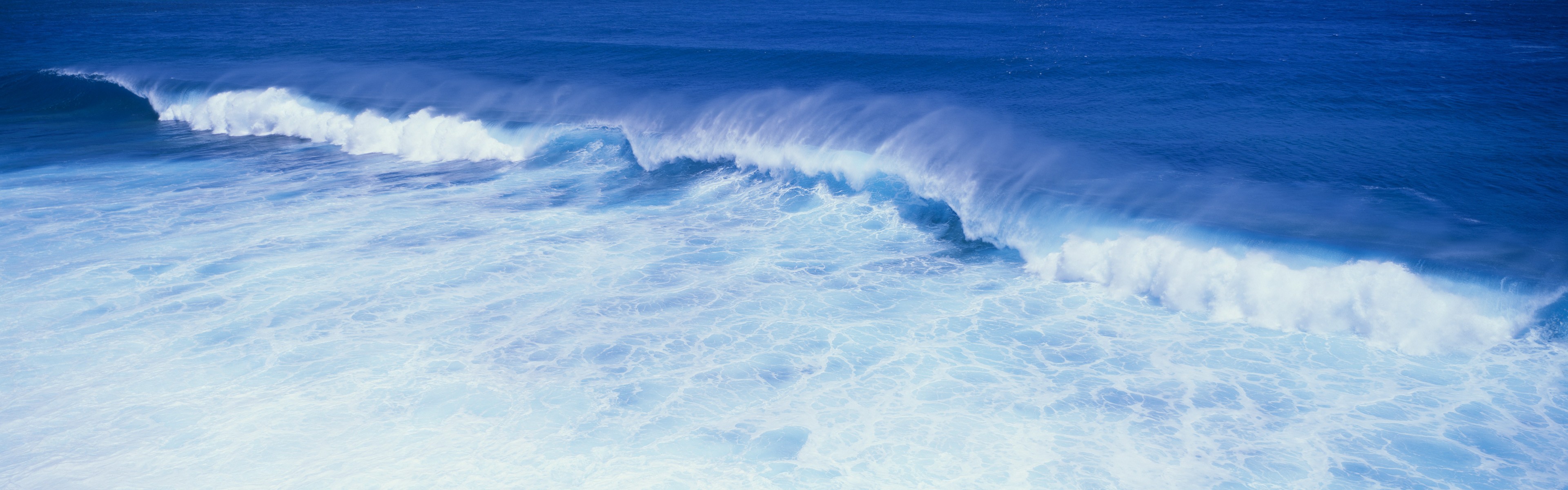 General 3840x1200 nature beach sea waves outdoors water