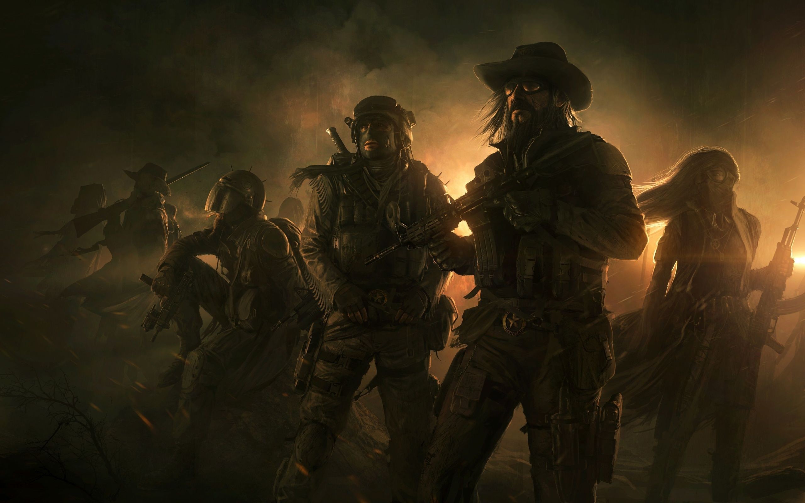 General 2560x1600 video games wasteland Wasteland 2 concept art PC gaming apocalyptic video game art