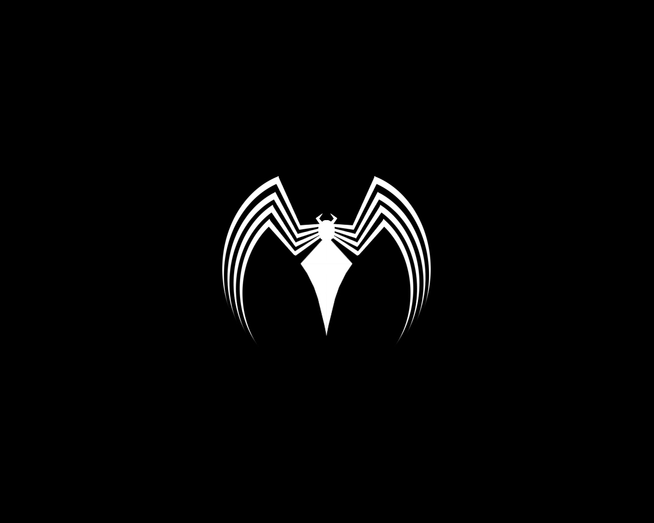 General 1280x1024 Venom Spider-Man symbols logo spider Marvel Comics