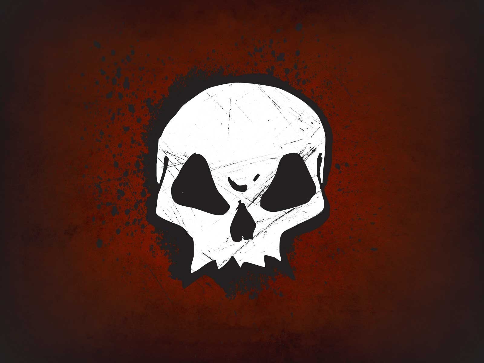 General 1600x1200 skull red background red