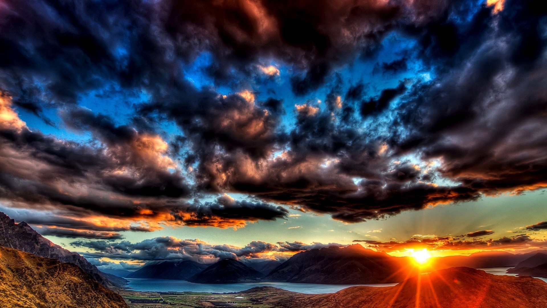 General 1920x1080 sky HDR clouds sunlight landscape nature outdoors