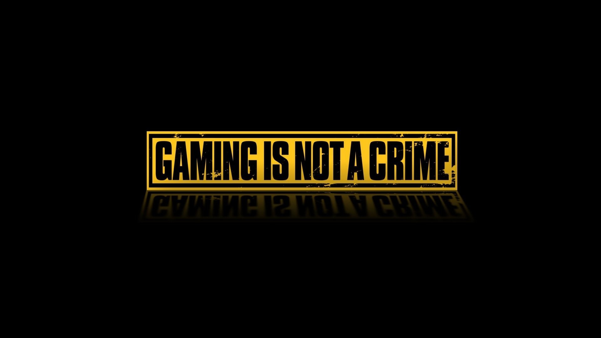 General 1920x1080 video games reflection typography black background sign PC gaming gamer