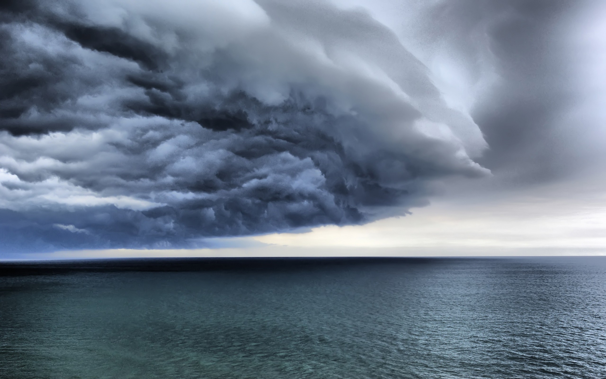 General 2560x1600 nature clouds storm sea
