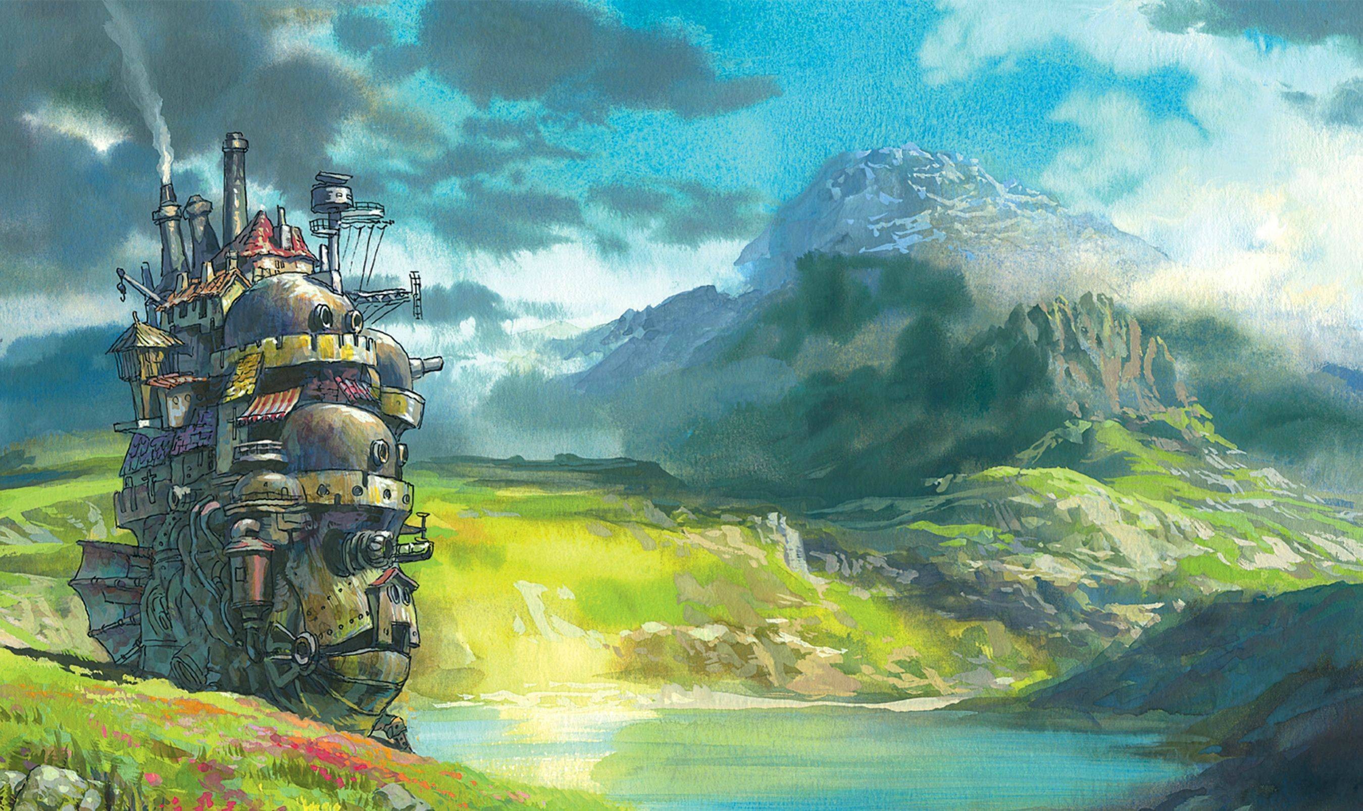 General 2699x1605 fantasy art artwork Howl's Moving Castle anime Studio Ghibli