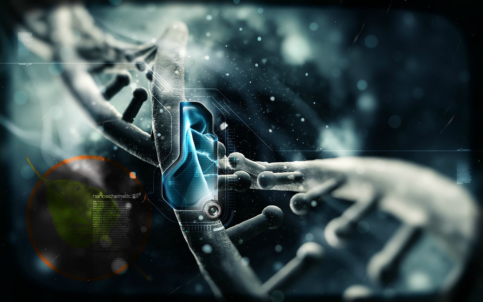 General 1920x1200 DNA genetics CGI digital art science