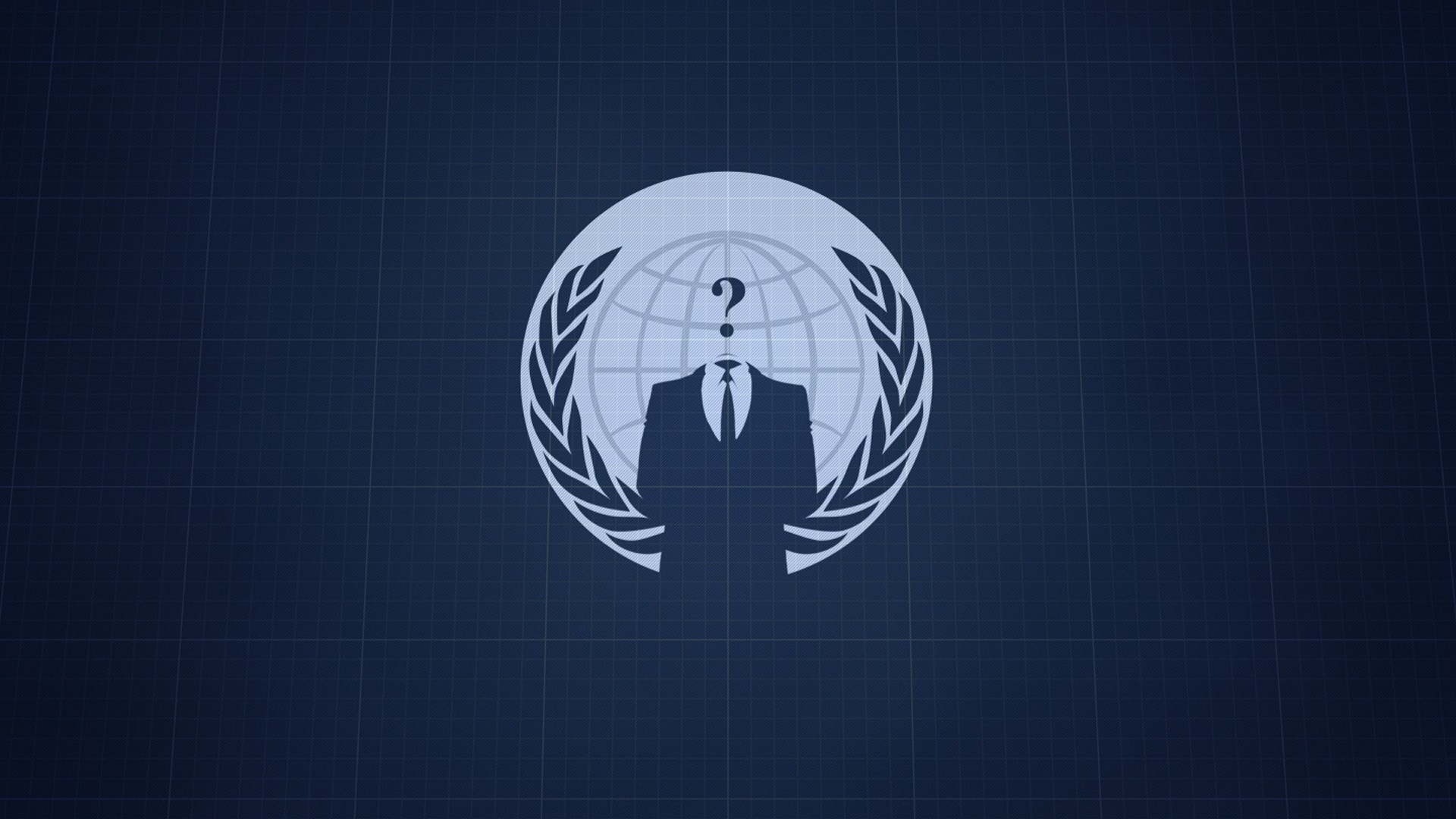General 1920x1080 minimalism Anonymous (hacker group) technology grid lines