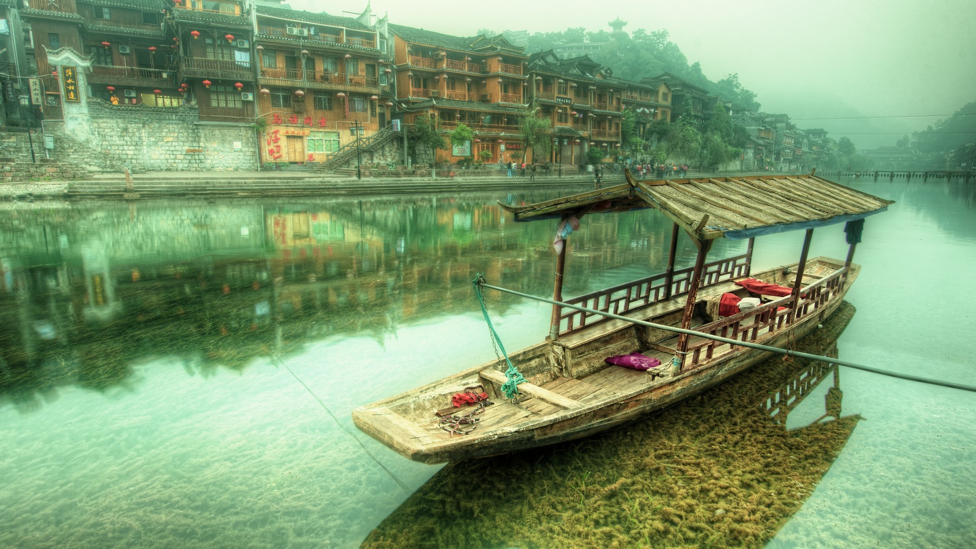 General 1920x1080 HDR river boat China Asia vehicle water outdoors