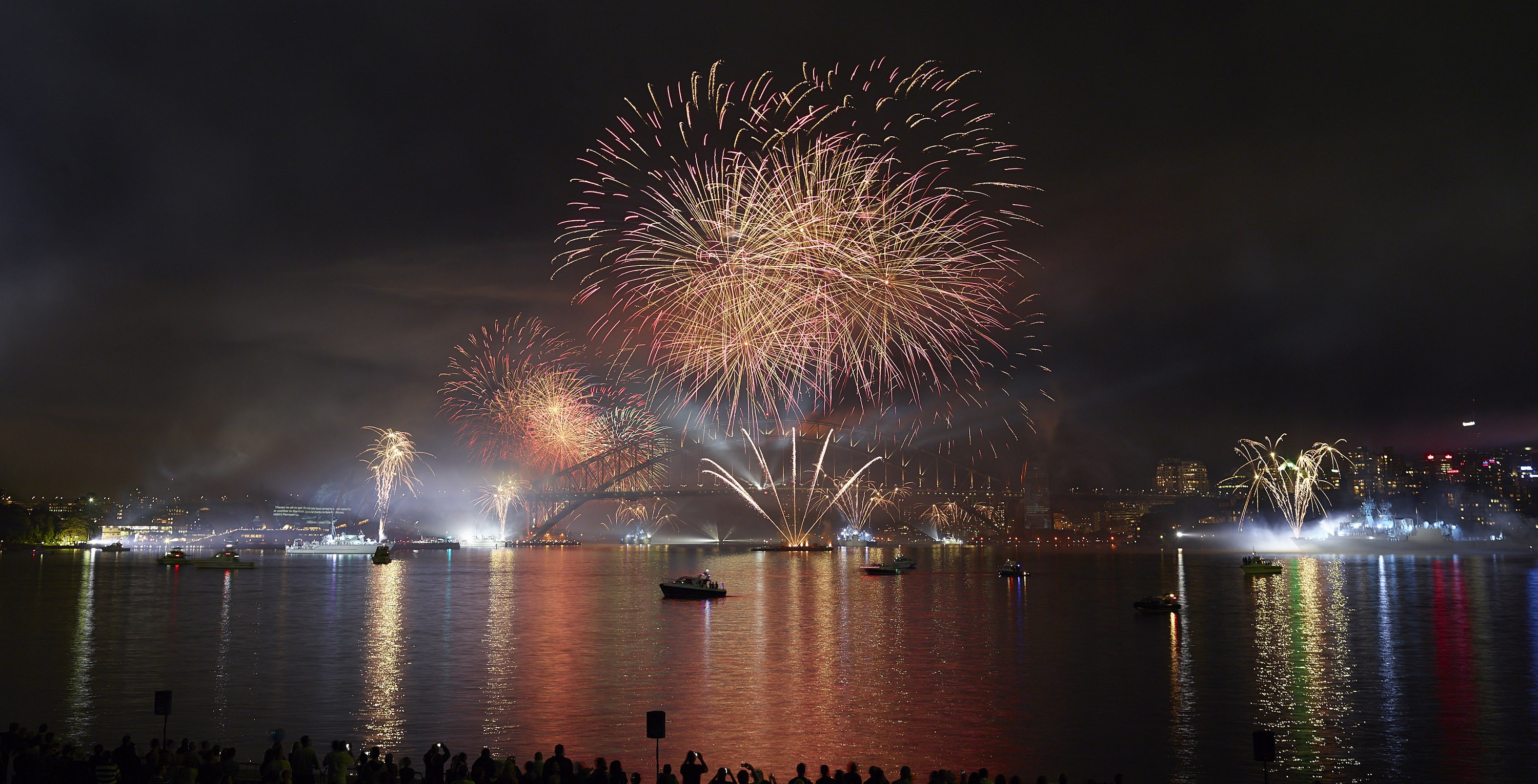 General 3000x1531 fireworks night water outdoors sky Sydney Australia