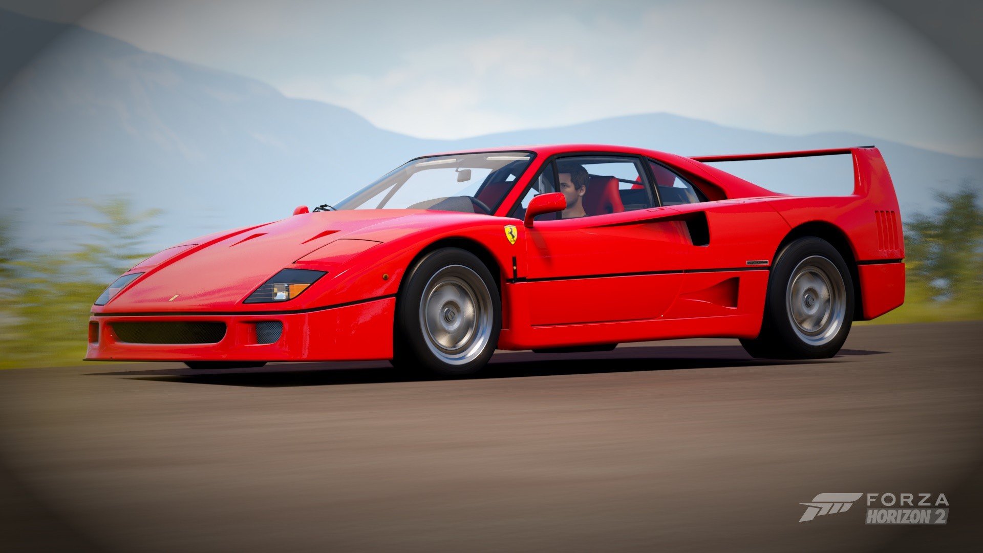 General 1920x1080 Ferrari F40 red cars pop-up headlights Ferrari car vehicle Forza Horizon 2 video games