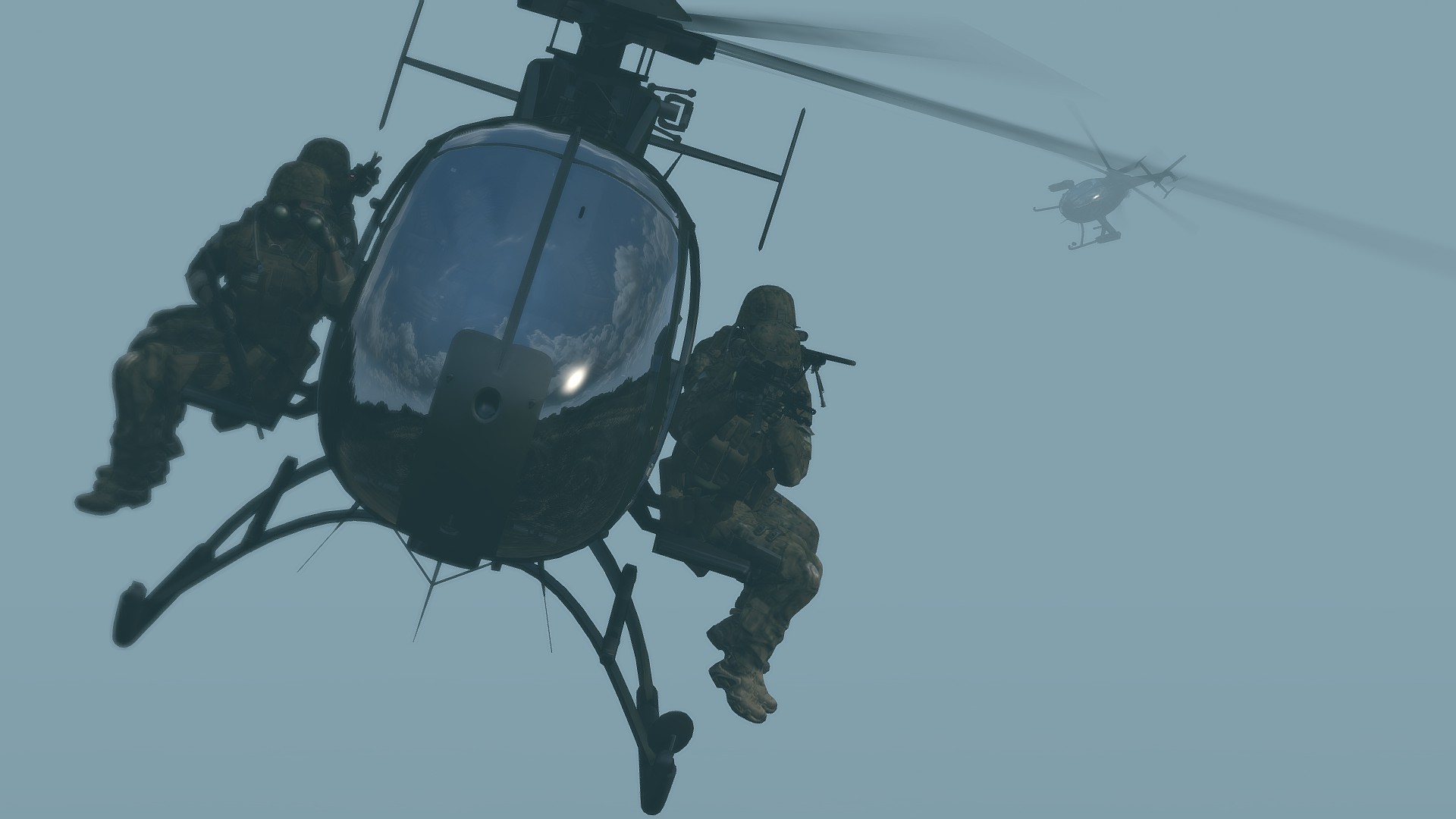 General 1920x1080 Arma 3 helicopters video games frontal view PC gaming screen shot vehicle
