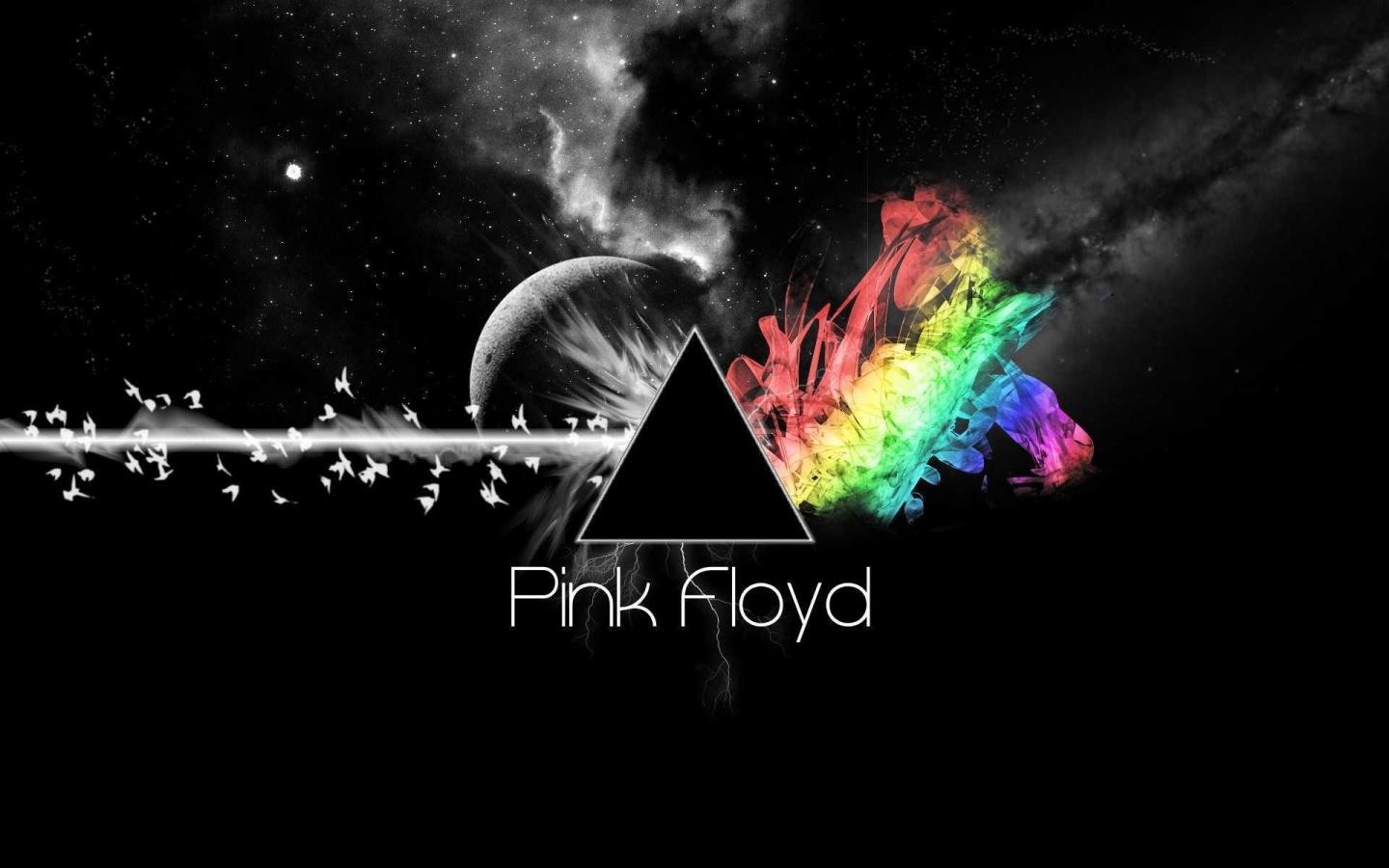 General 1440x900 selective coloring digital art Pink Floyd