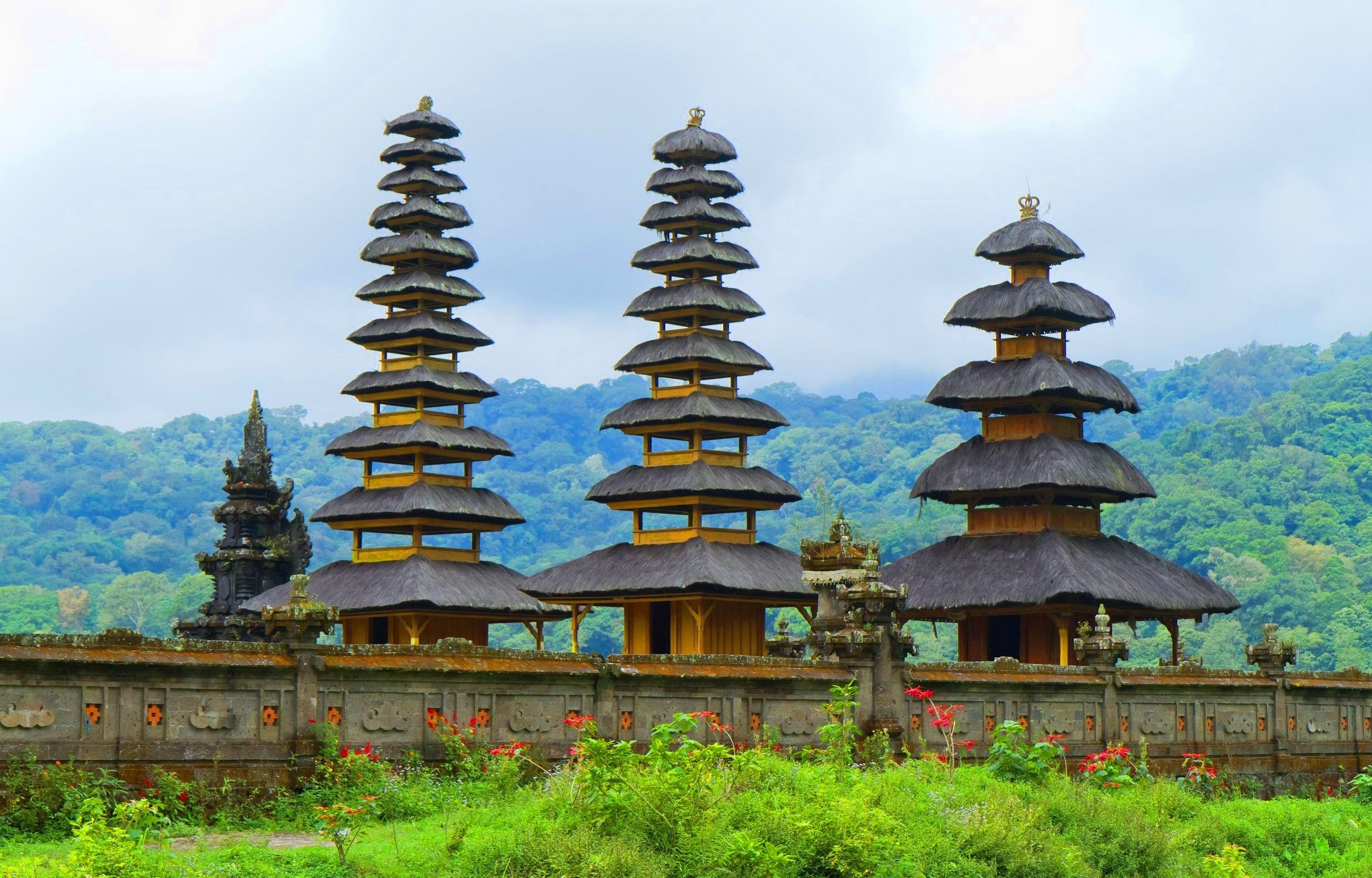 General 2500x1600 landscape architecture temple Indonesia Asian architecture Hindu Architecture Hinduism