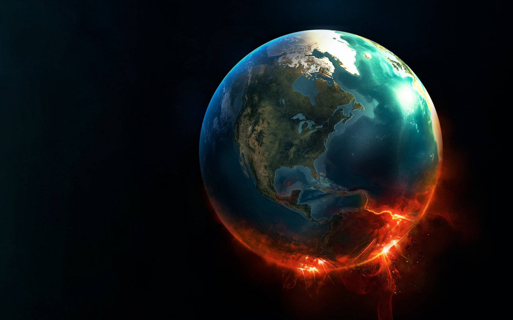 General 1680x1050 world planet space digital art space art apocalyptic
