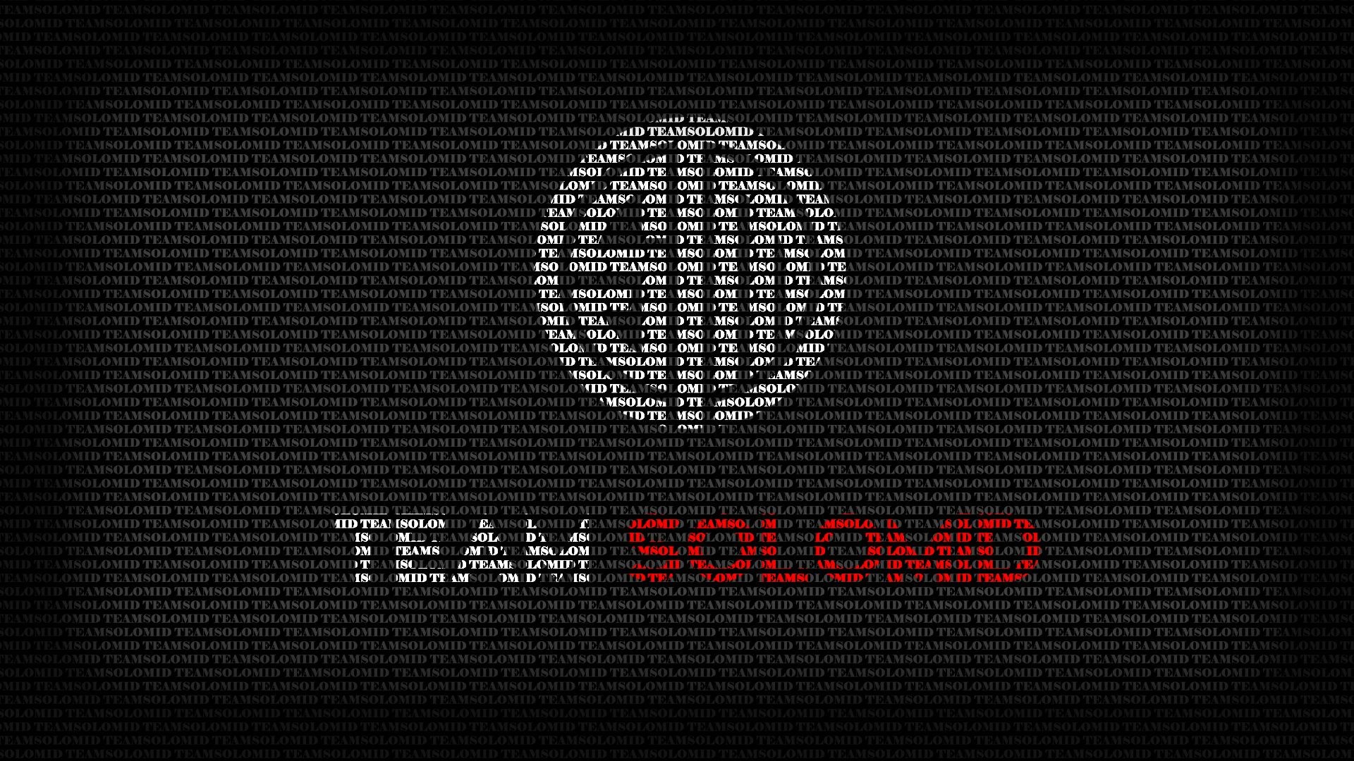 General 1920x1080 typography Team Solomid League of Legends