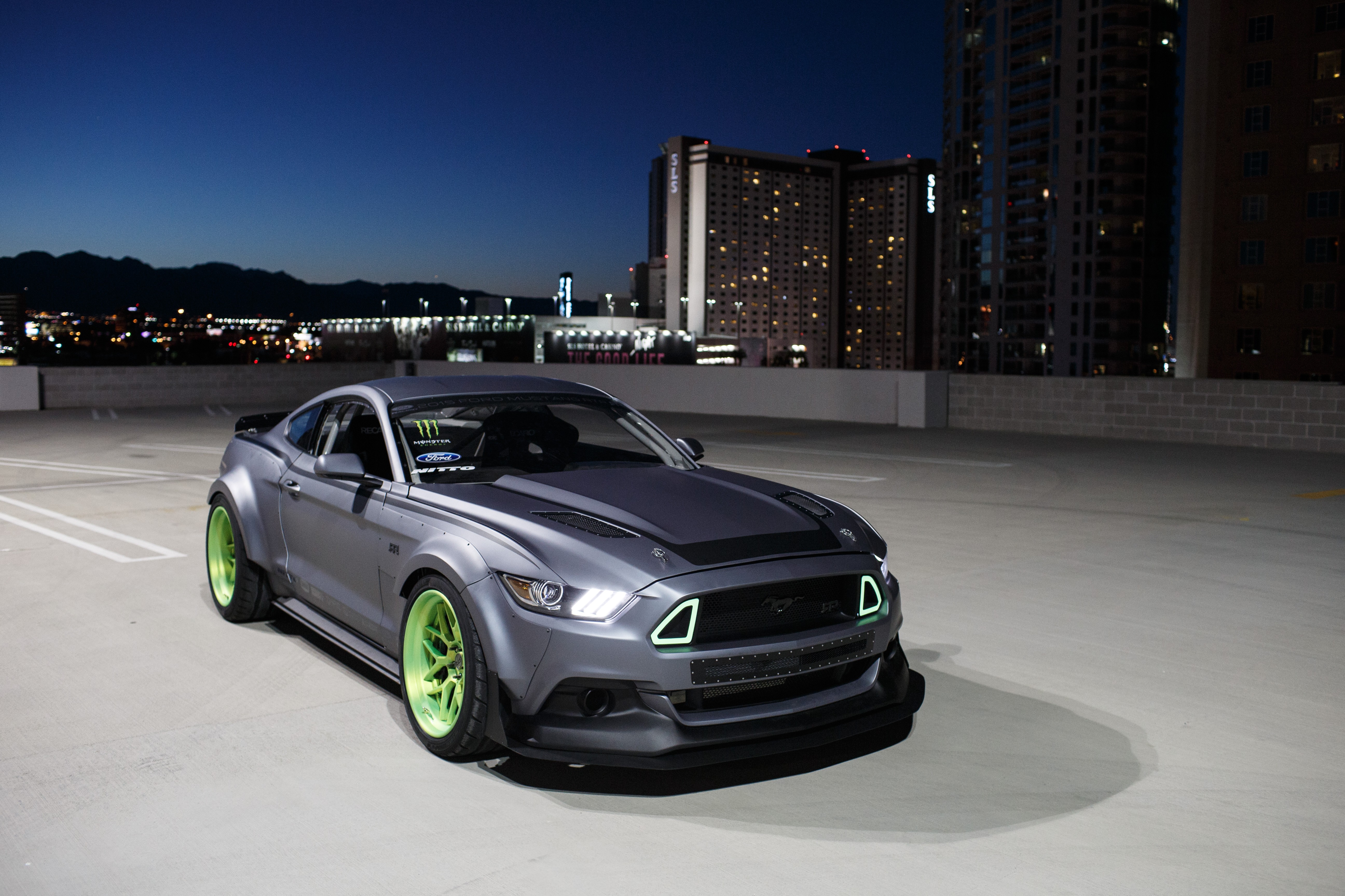 General 5184x3456 Ford Ford Mustang Ford Mustang RTR Vaughn Gittin Jr car vehicle gray cars 2015 (Year) Ford Mustang S550 muscle cars American cars
