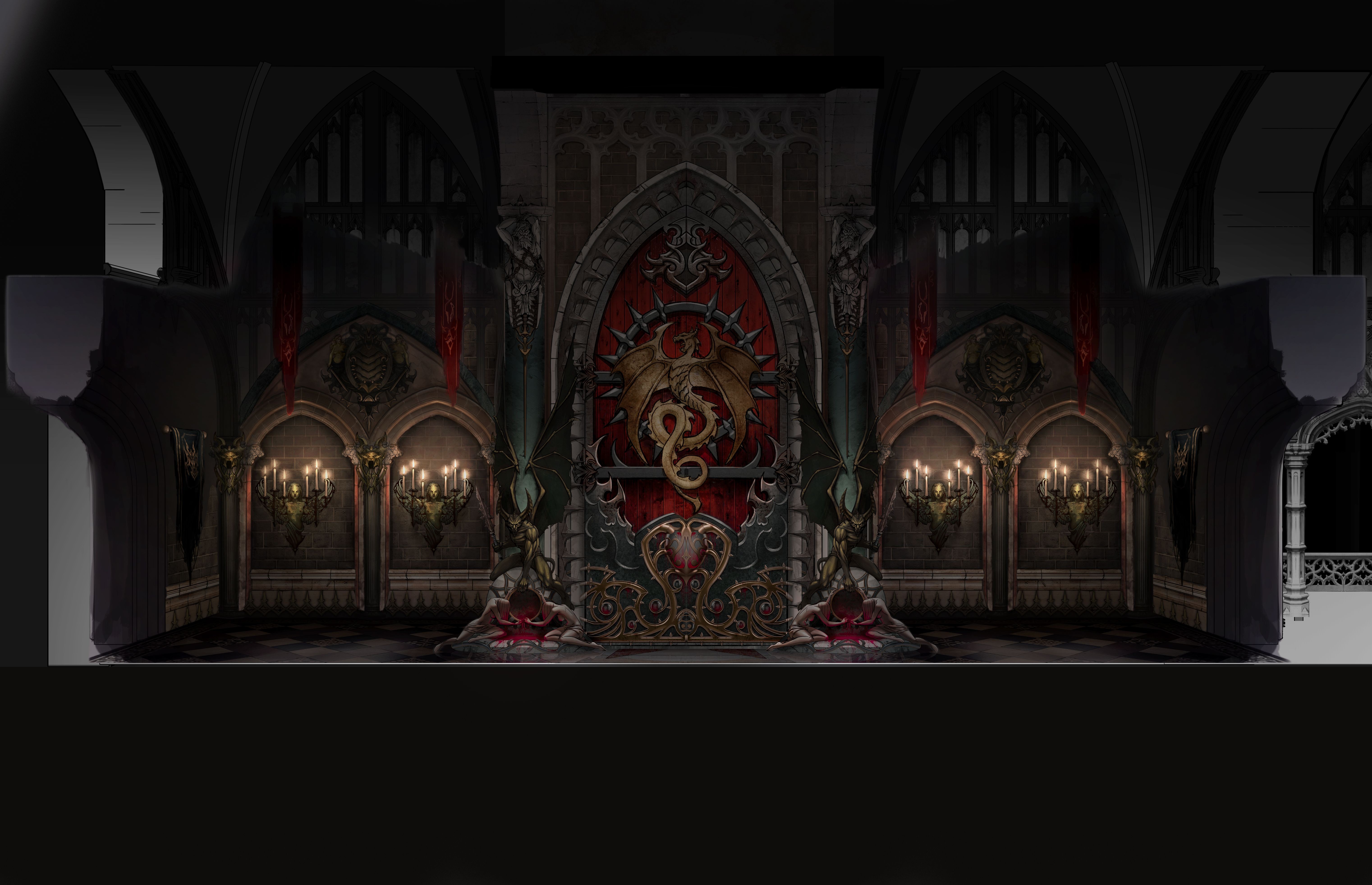 General 6086x3927 video games concept art Castlevania Castlevania: Mirror of Fate video game art