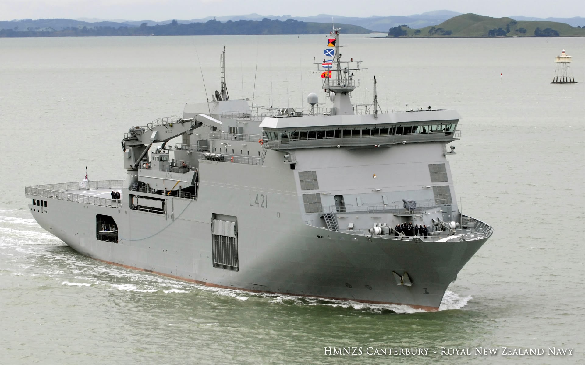 General 1920x1200 warship vehicle military ship HMNZS Canterbury military vehicle