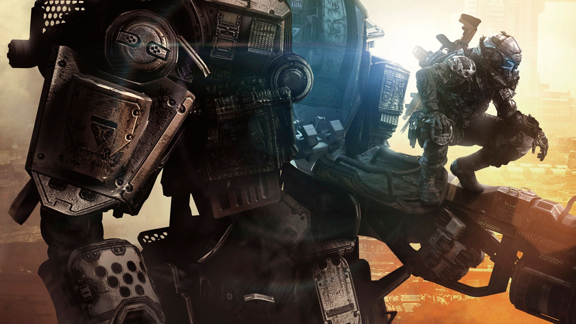 General 1920x1080 Titanfall mechs video games science fiction PC gaming video game art Respawn Entertainment