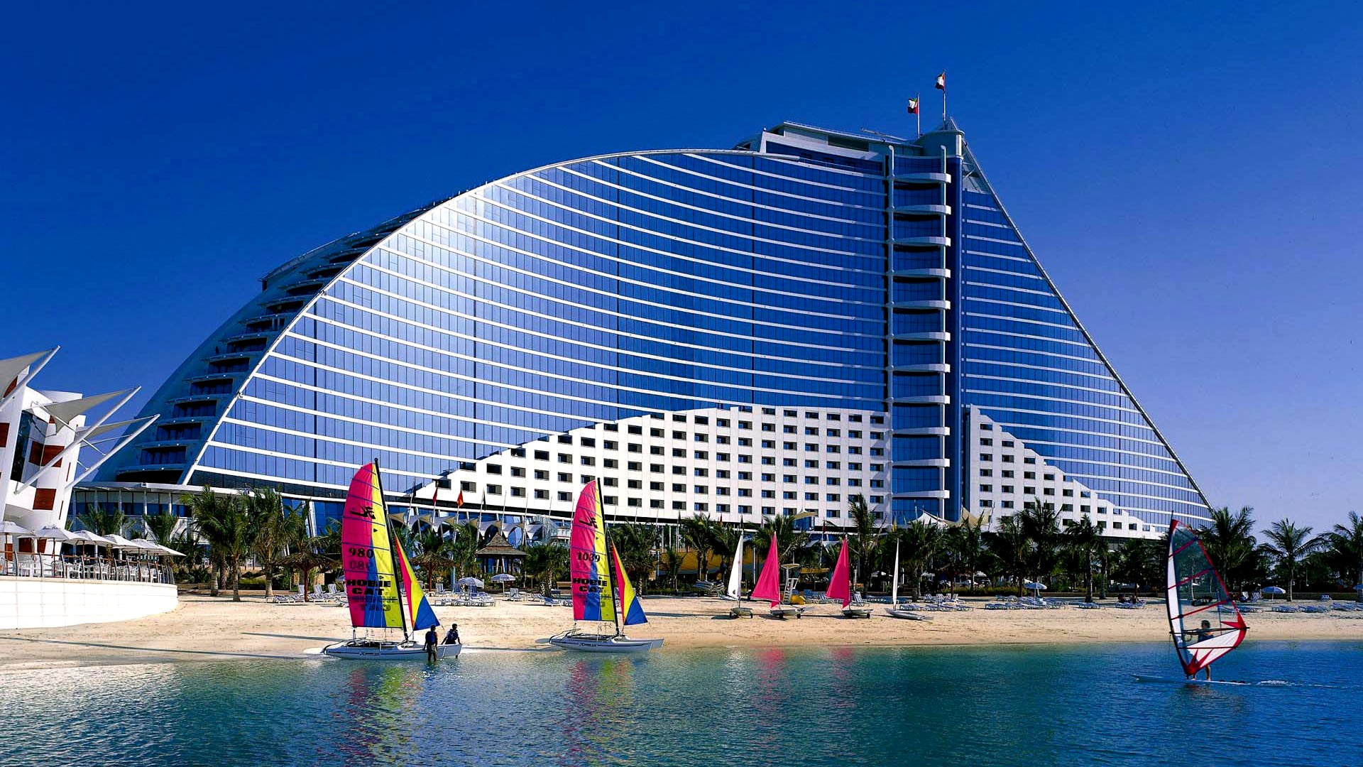 General 1920x1080 cityscape Dubai building beach