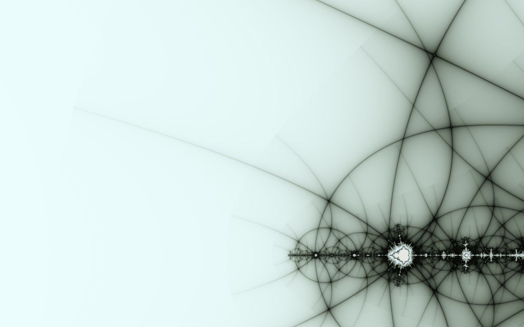 General 1680x1050 abstract digital art lines shapes fractal Mandelbrot set