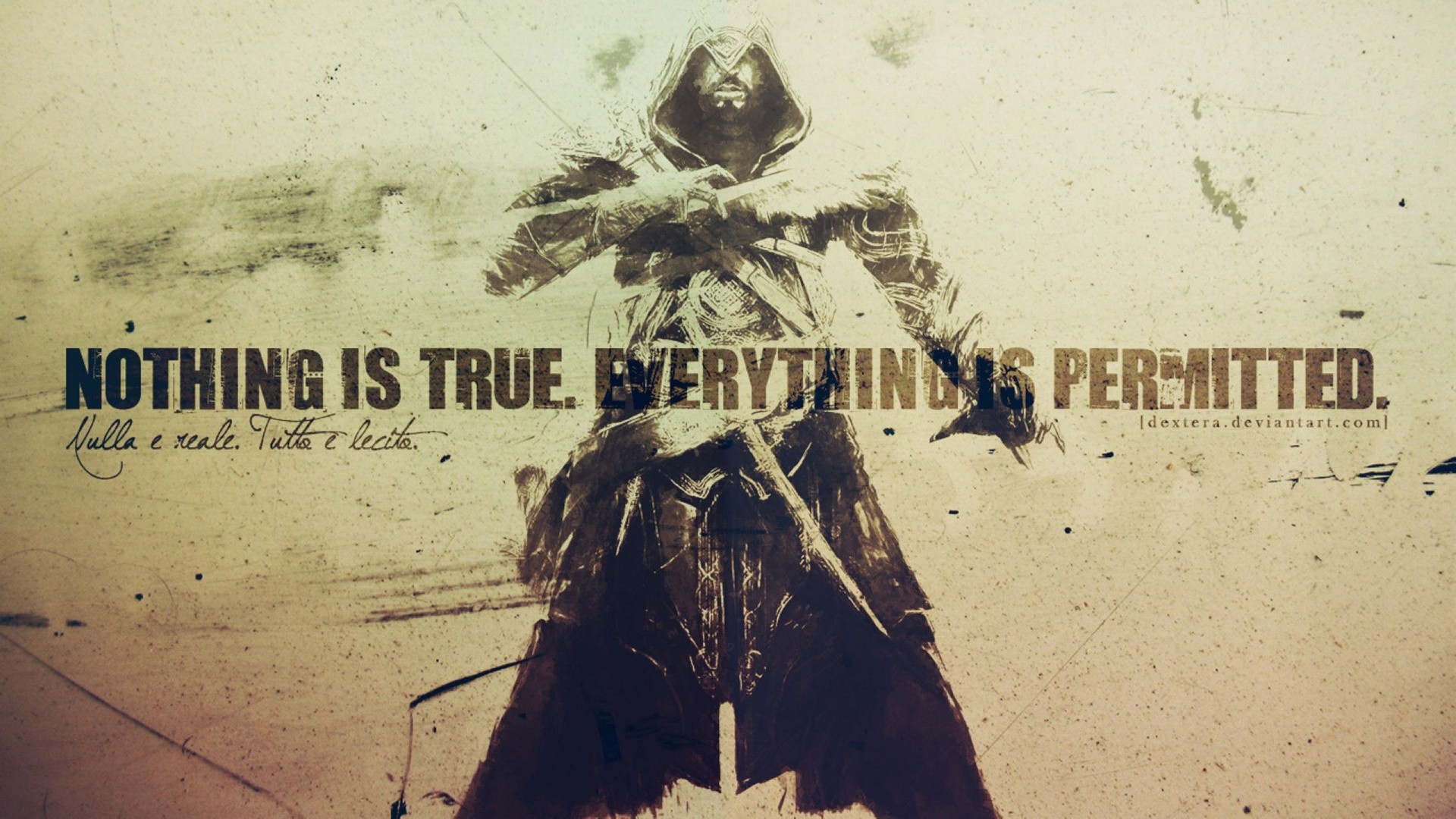 General 1920x1080 typography video games video game art Assassin's Creed