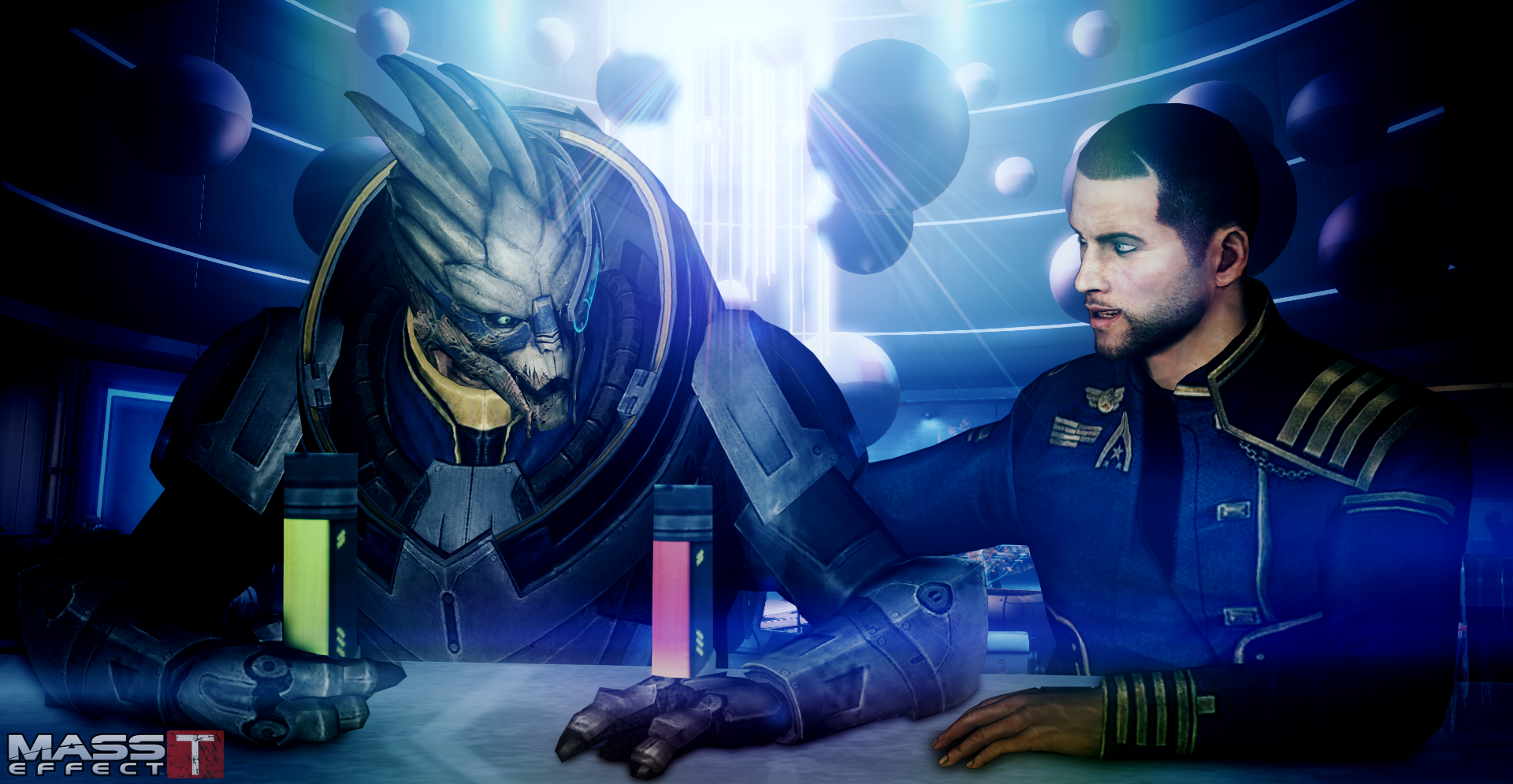 General 1920x995 Mass Effect video games science fiction PC gaming video game men