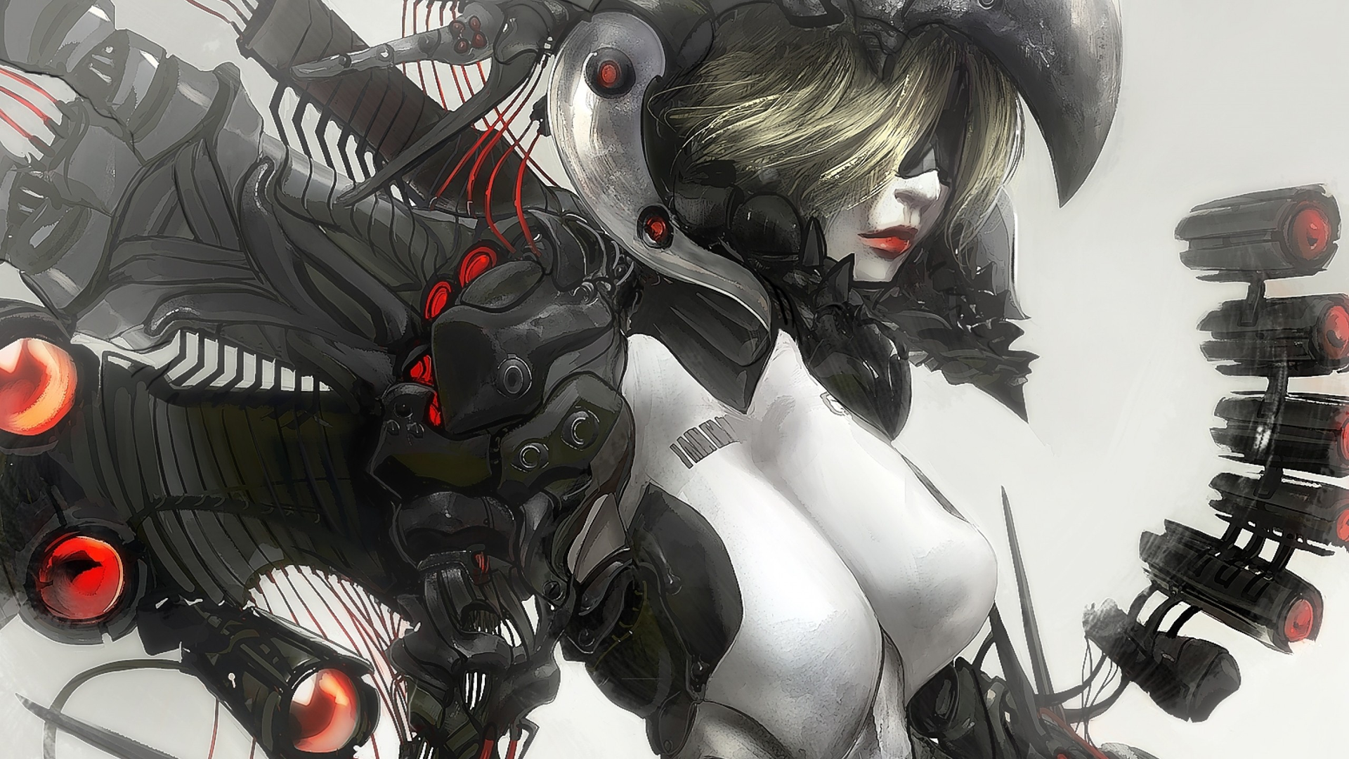 General 1920x1080 science fiction women cyborg artwork fantasy art androids science fiction women