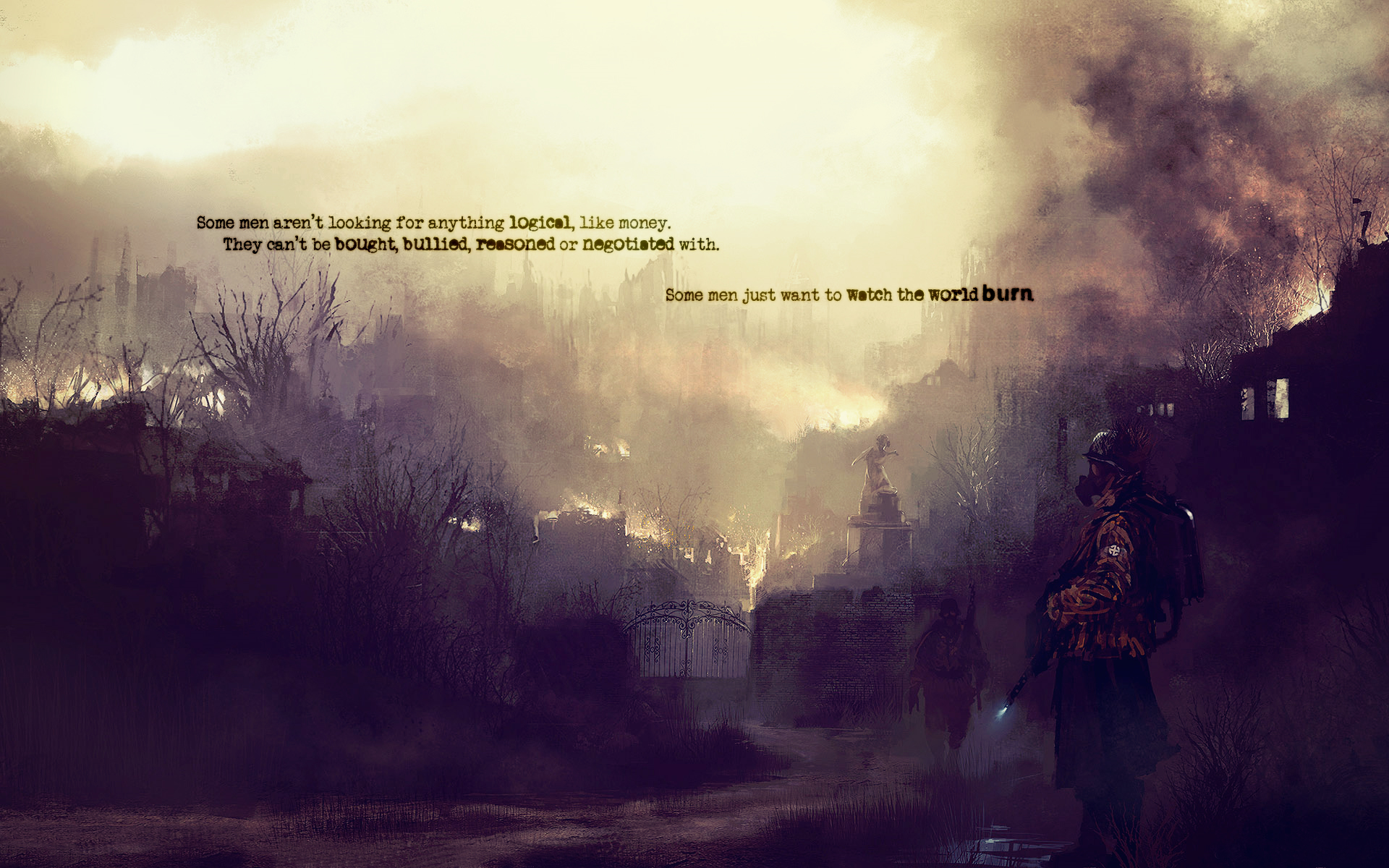 General 1920x1200 quote war death apocalyptic fantasy city artwork Morgan Yon text digital art military