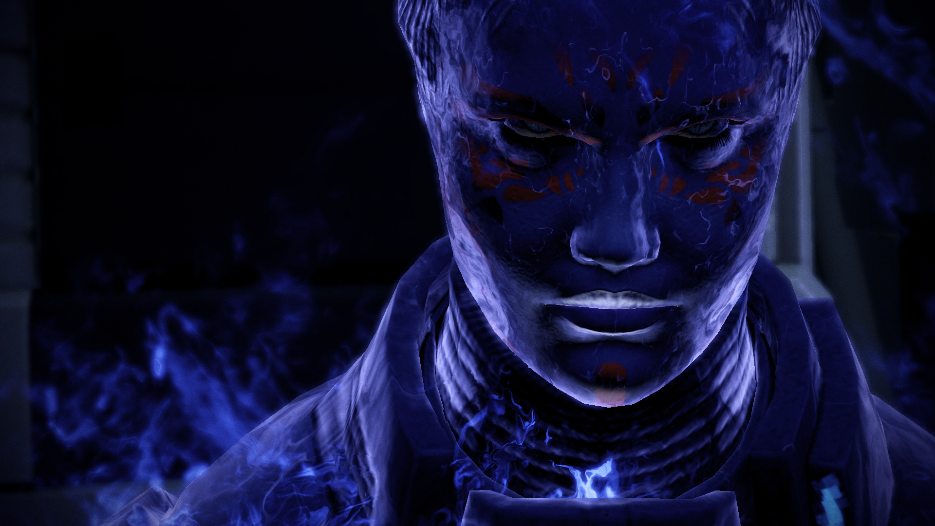 People 1920x1080 Mass Effect Asari Biotic video games Biotics video game art PC gaming science fiction science fiction women