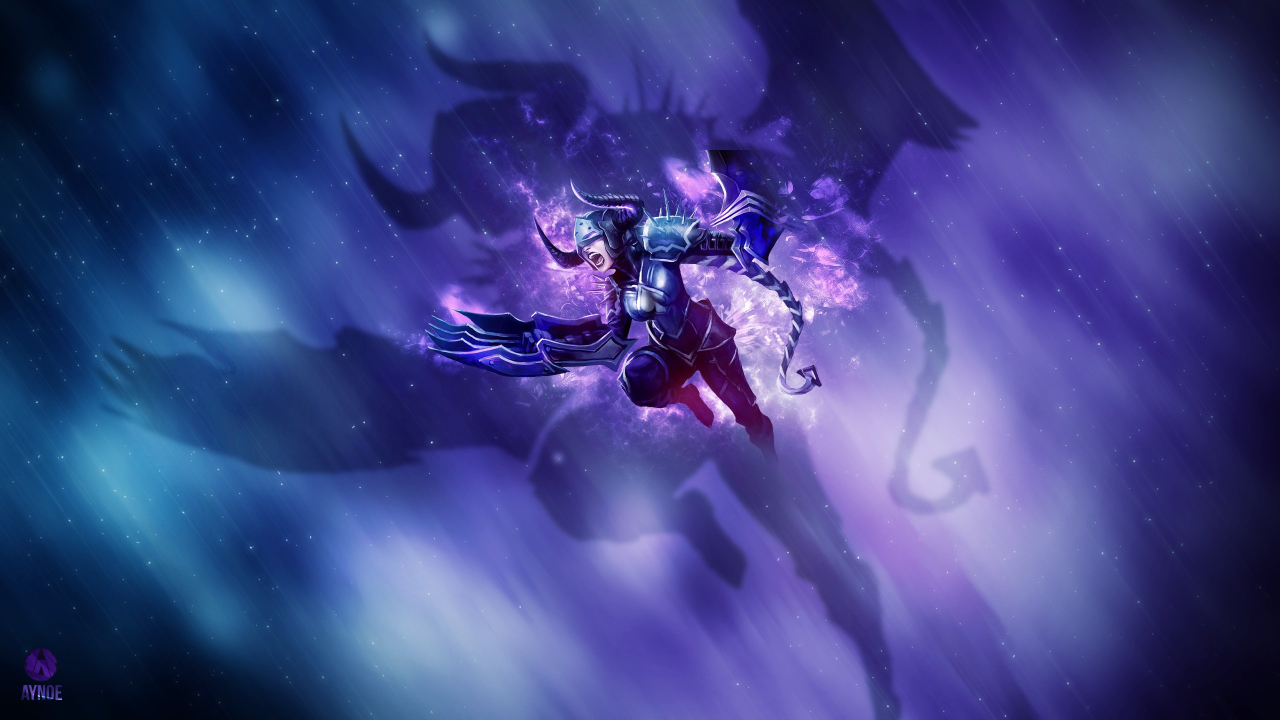 General 2560x1440 PC gaming League of Legends video game art