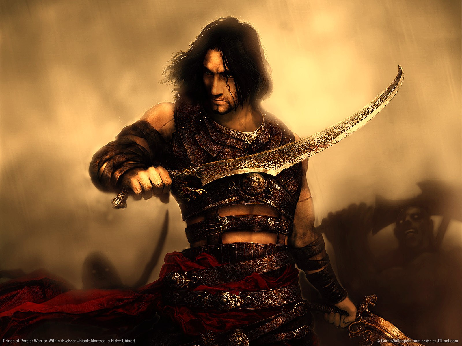 General 1600x1200 Prince of Persia: Warrior Within video games Ubisoft fantasy men video game men dark hair video game art