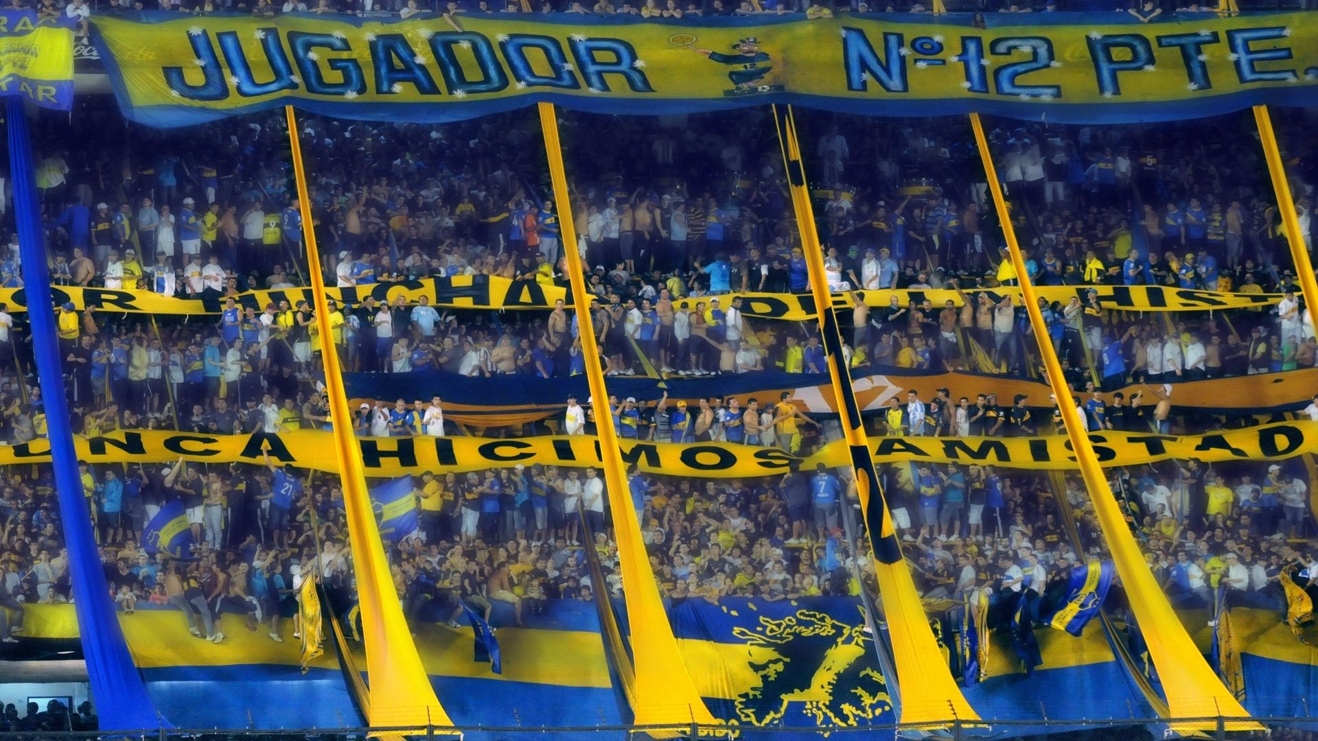 General 1920x1080 people blue yellow crowds