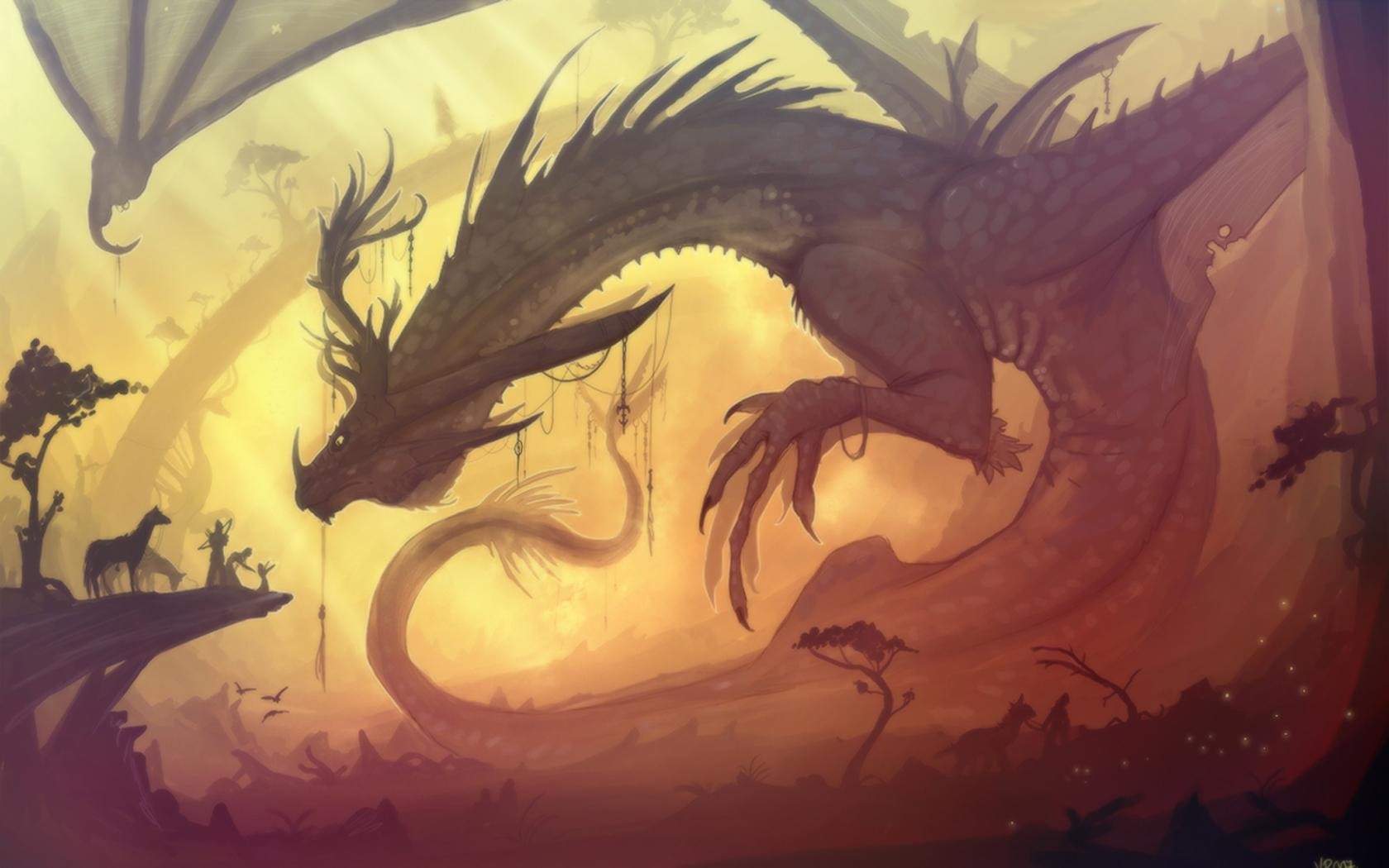 General 1680x1050 dragon fantasy art creature artwork