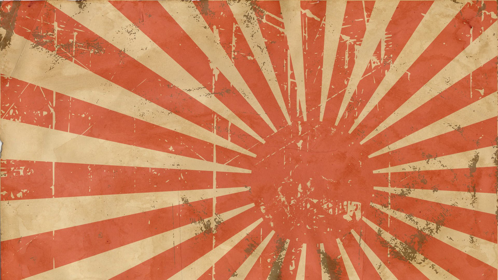General 1920x1080 Sun sun rays abstract artwork Japan japanese flag orange