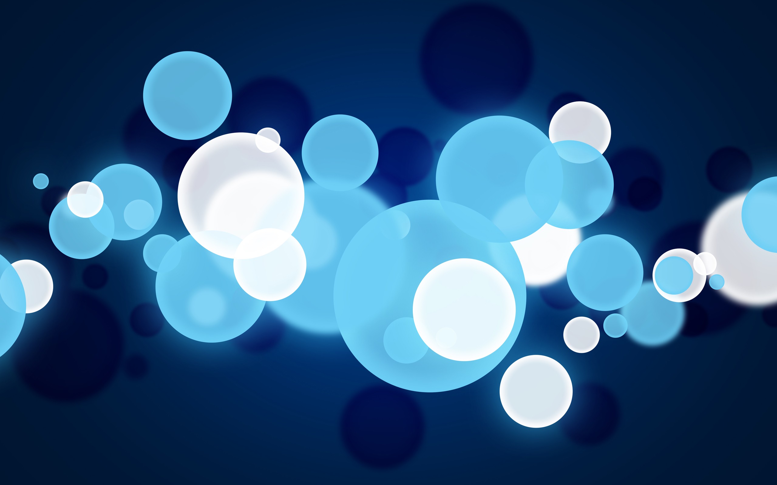 General 2560x1600 dots abstract sphere blue cyan digital art blue background