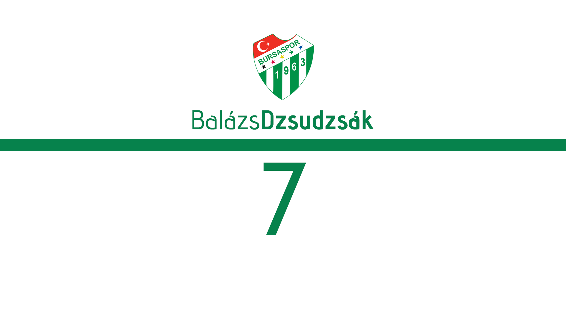 General 1920x1080 Bursaspor soccer 1963 (year) soccer clubs white background simple background minimalism logo