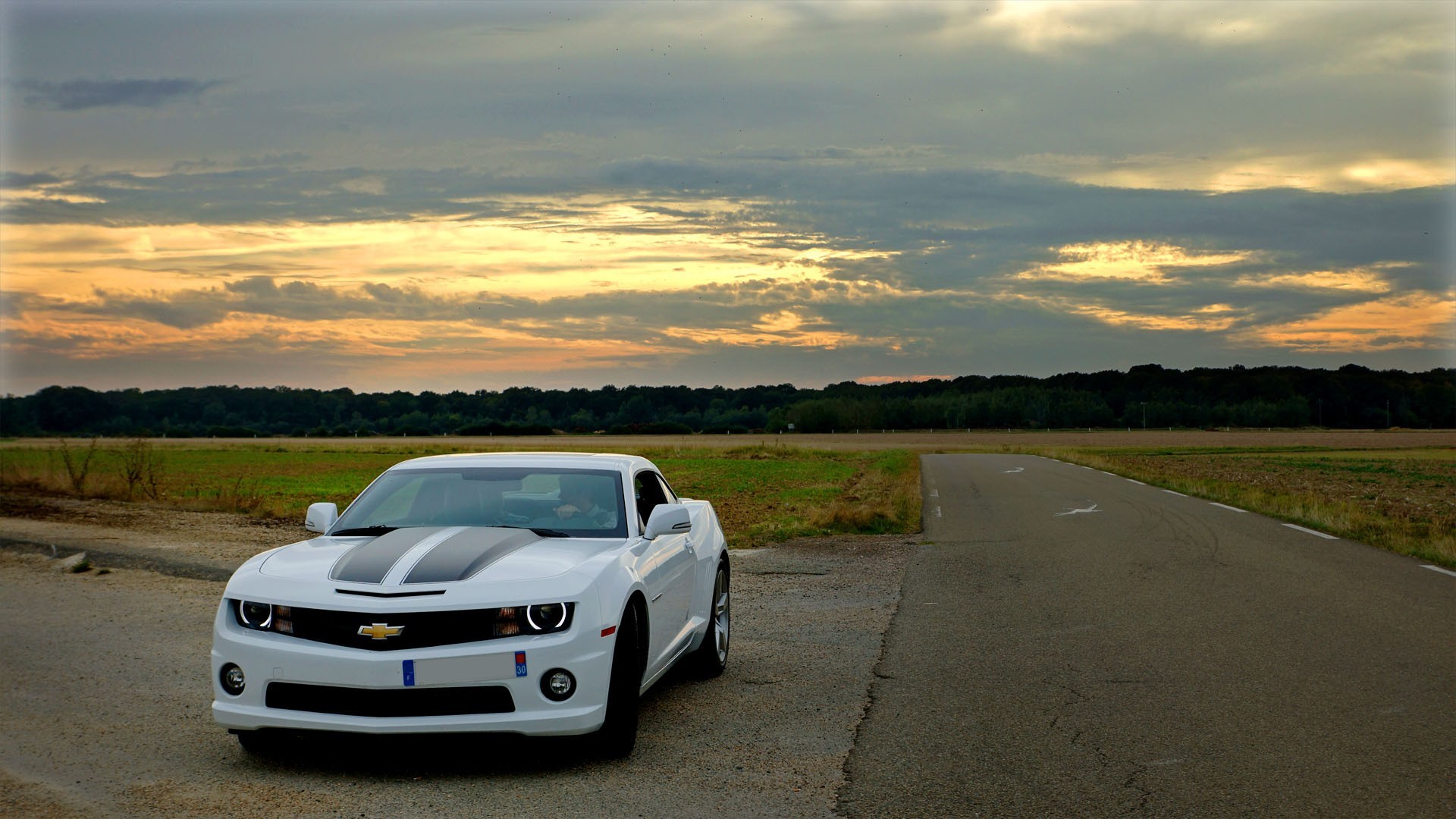 General 1920x1080 Chevrolet American cars Chevrolet Camaro car white cars vehicle muscle cars