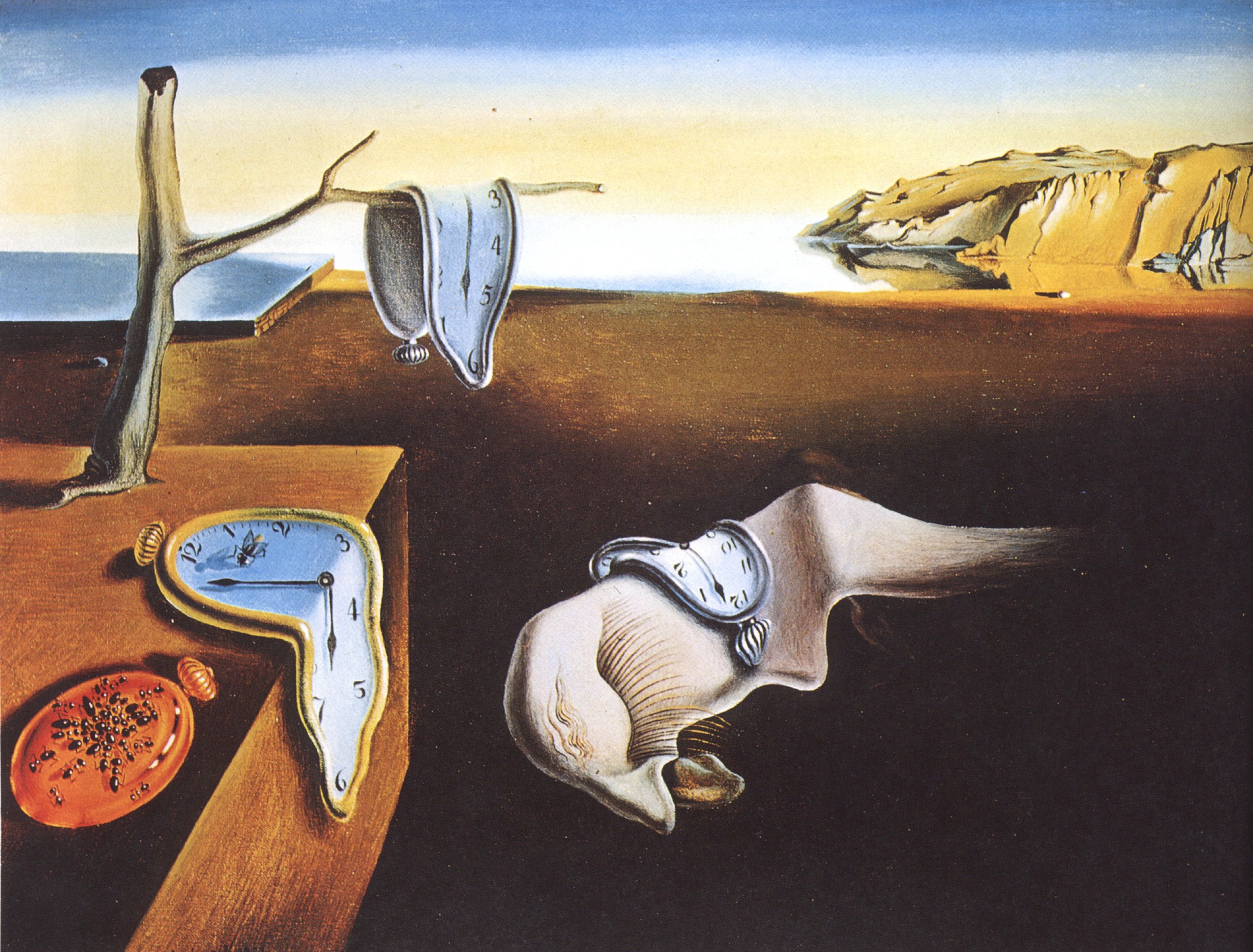 General 2105x1600 painting Salvador Dalí clocks surreal classic art artwork