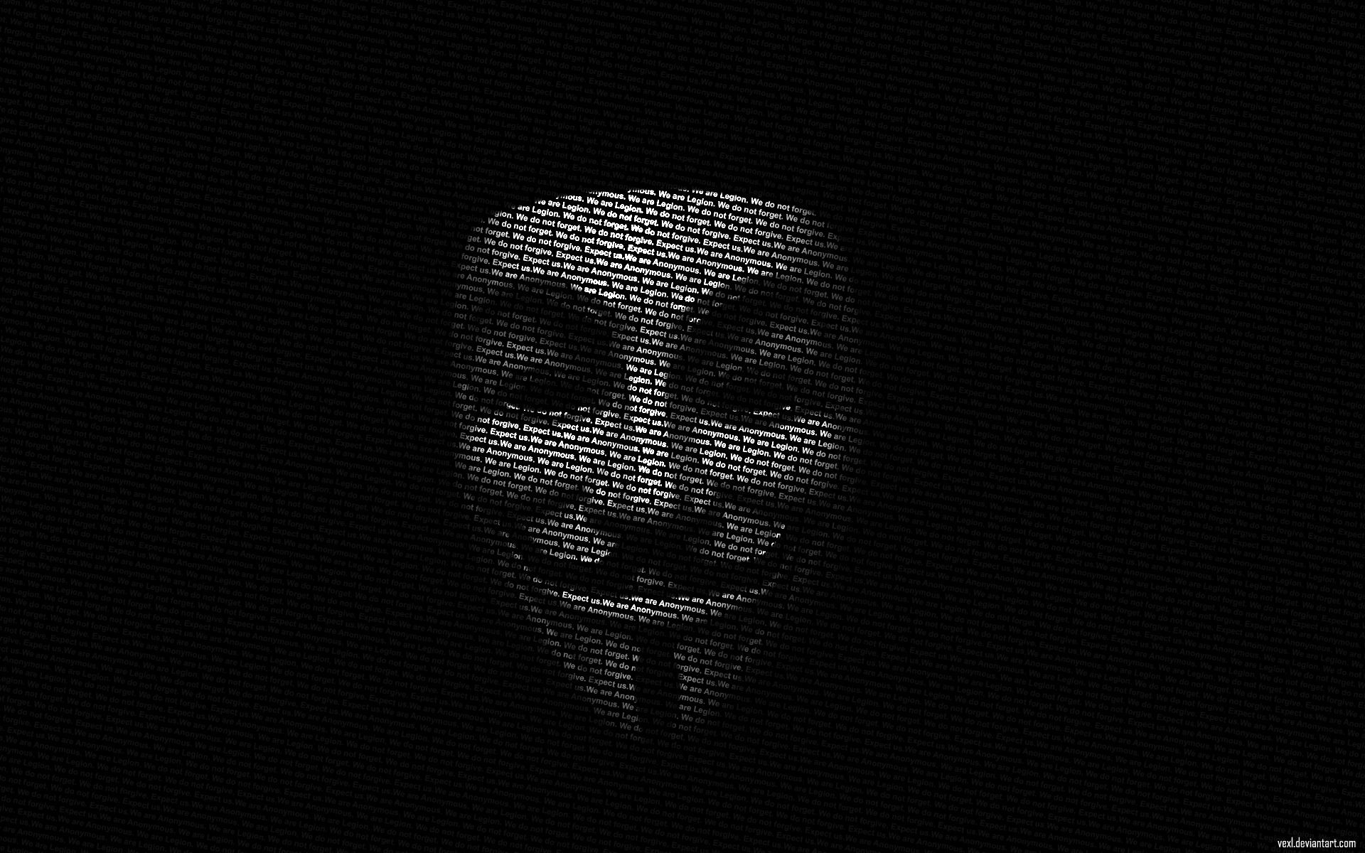 General 1920x1200 Anonymous (hacker group) black Guy Fawkes typographic portraits hackers hacking digital art face Guy Fawkes mask minimalism mask simple background monochrome black background