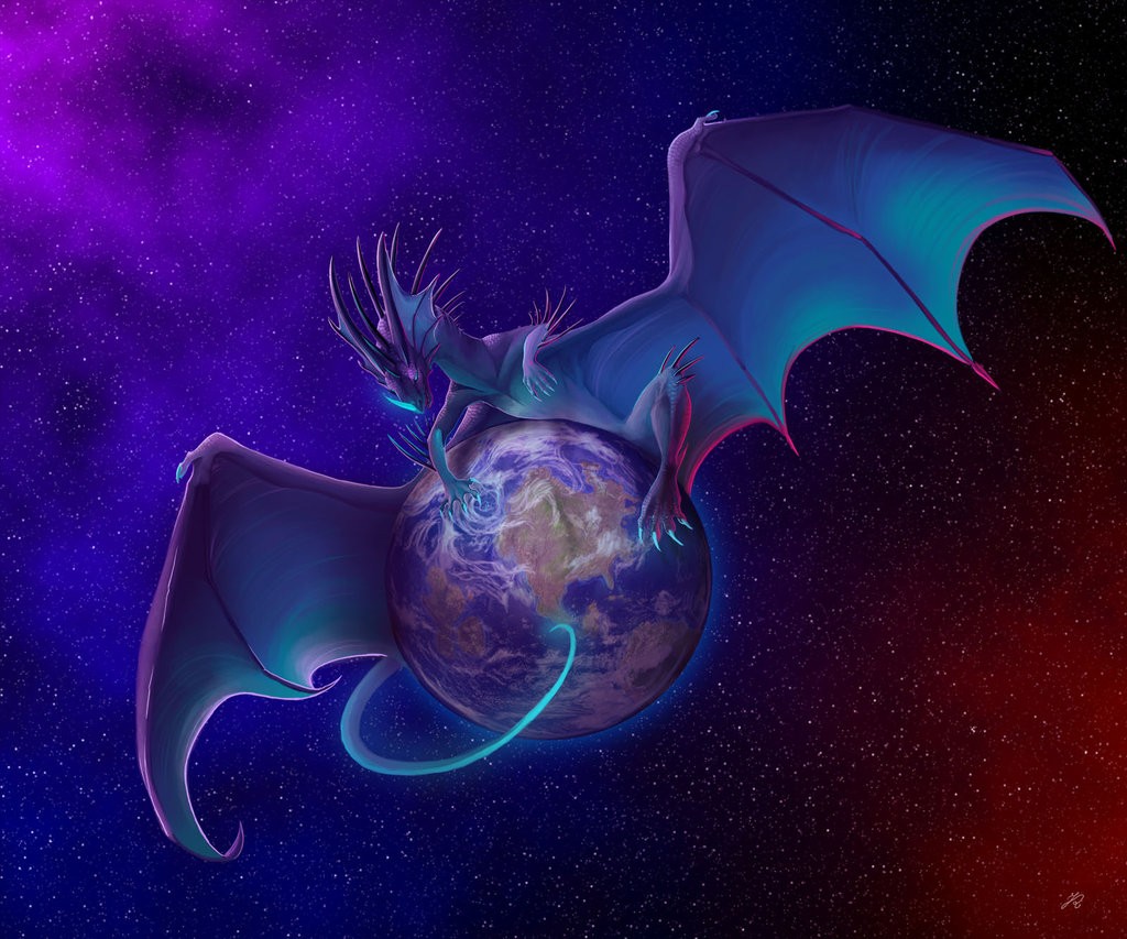 General 1024x853 dragon Earth fantasy art space art space