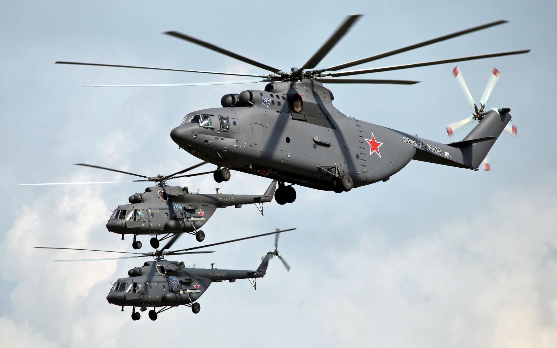 General 1920x1200 helicopters Mil Mi-17 Mil Mi-26 Russian Air Force military aircraft vehicle military vehicle aircraft Russian/Soviet aircraft Mil Helicopters