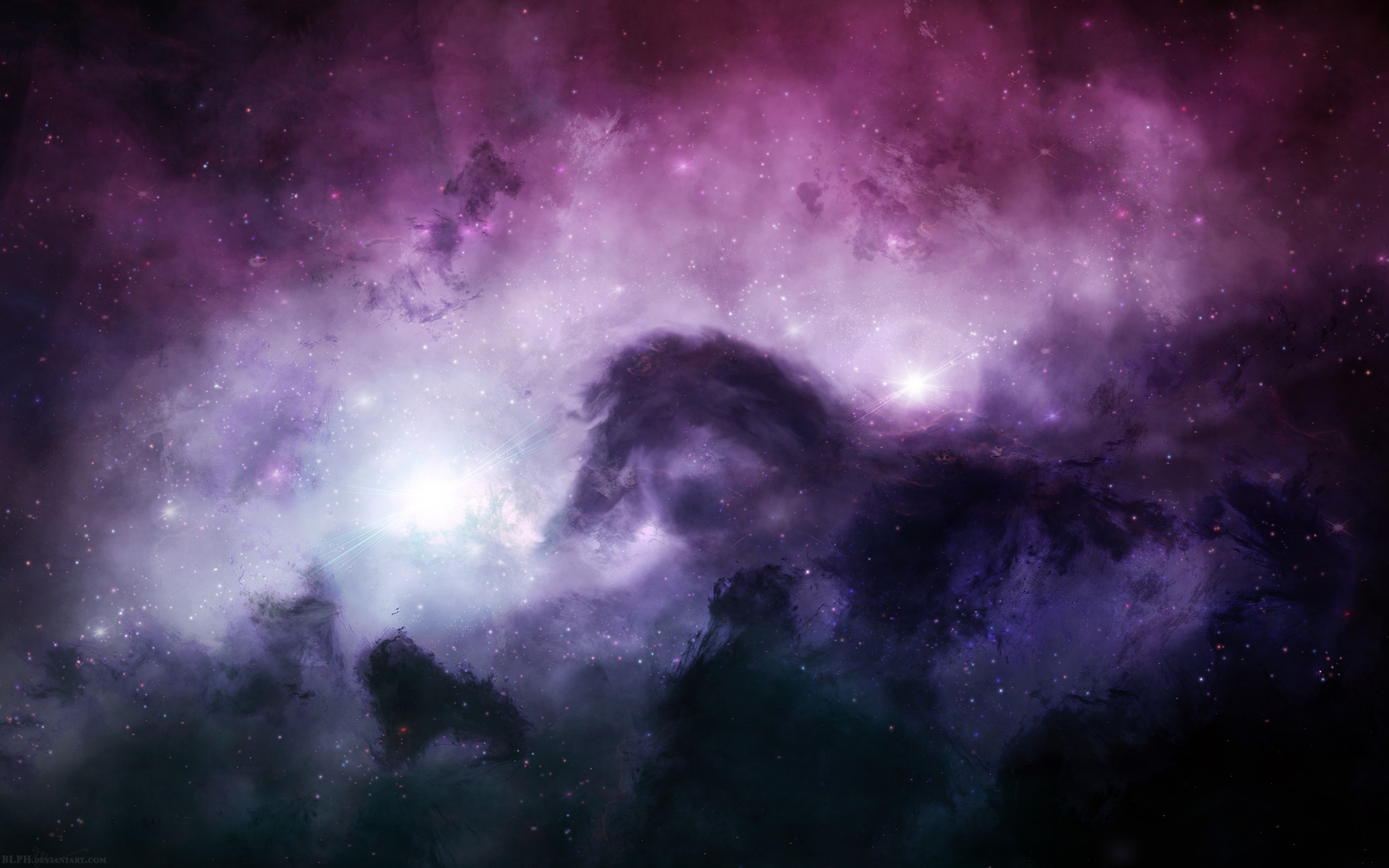 General 2560x1600 space galaxy Horsehead Nebula space art digital art