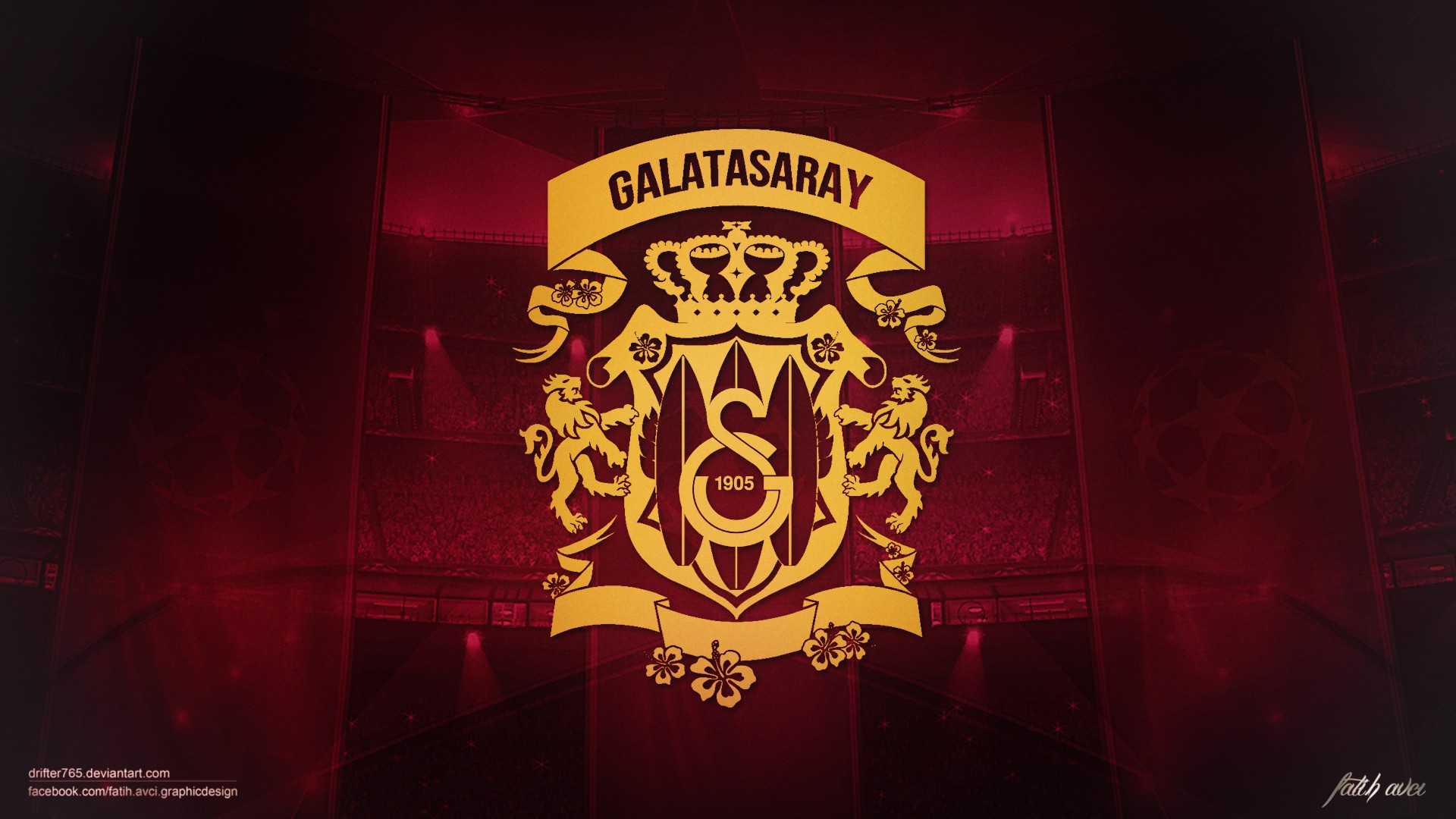 General 1920x1080 1905 (Year) Galatasaray S.K. logo soccer clubs Turkey