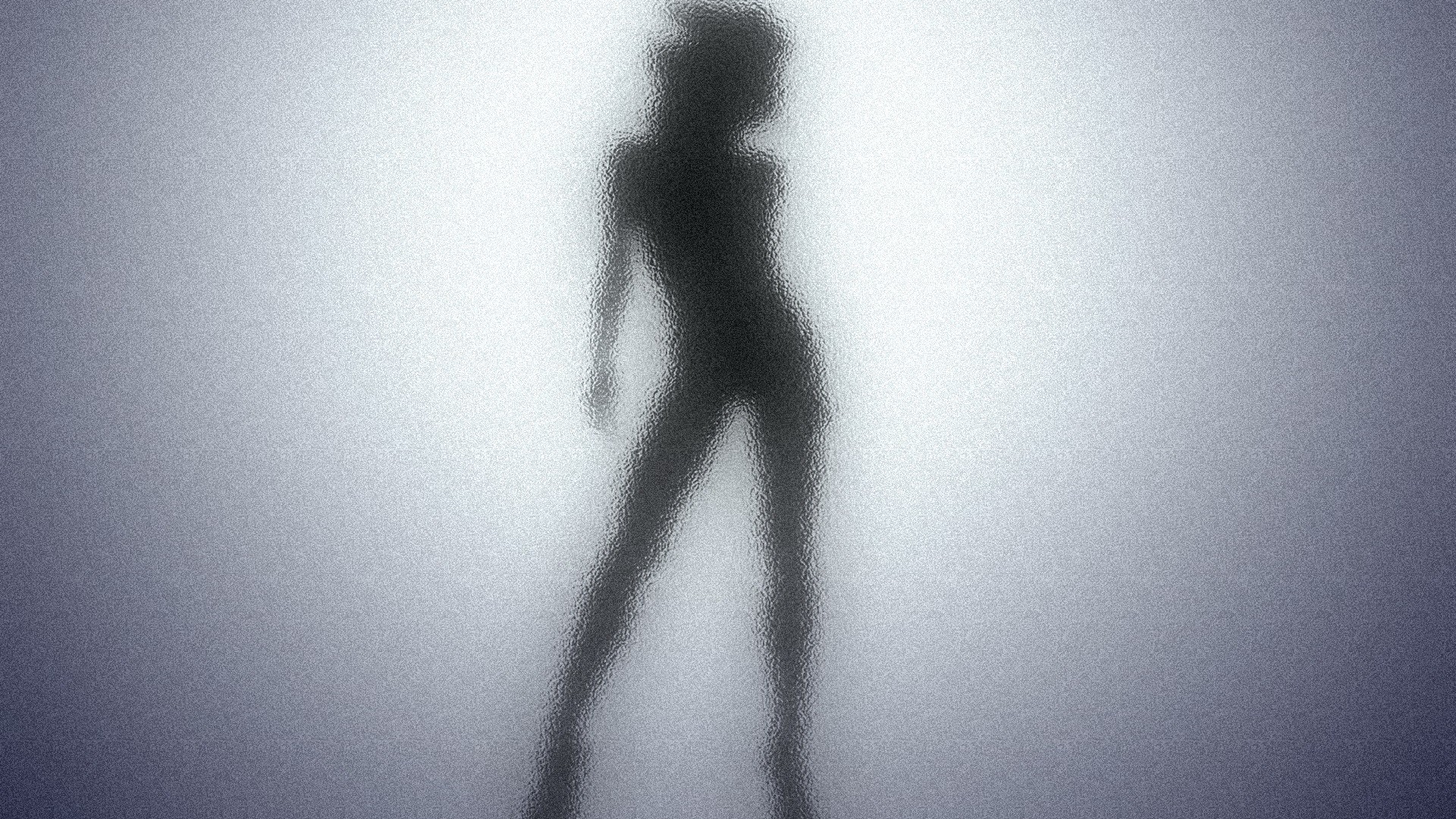 General 1920x1080 blurred outline women glass silhouette standing legs artwork erotic art  behind the glass eyes hidden