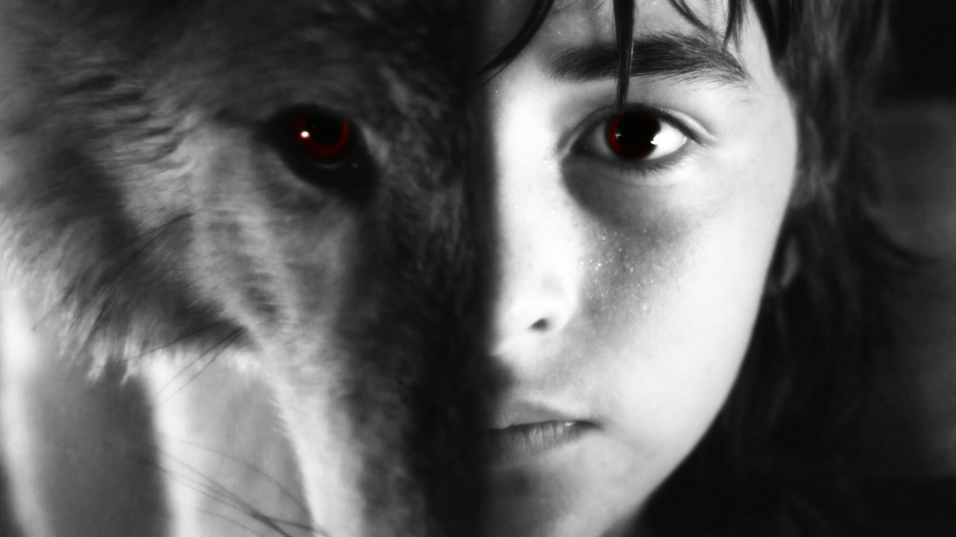 General 1920x1080 Game of Thrones direwolves Brandon Stark selective coloring Isaac Hempstead Wright