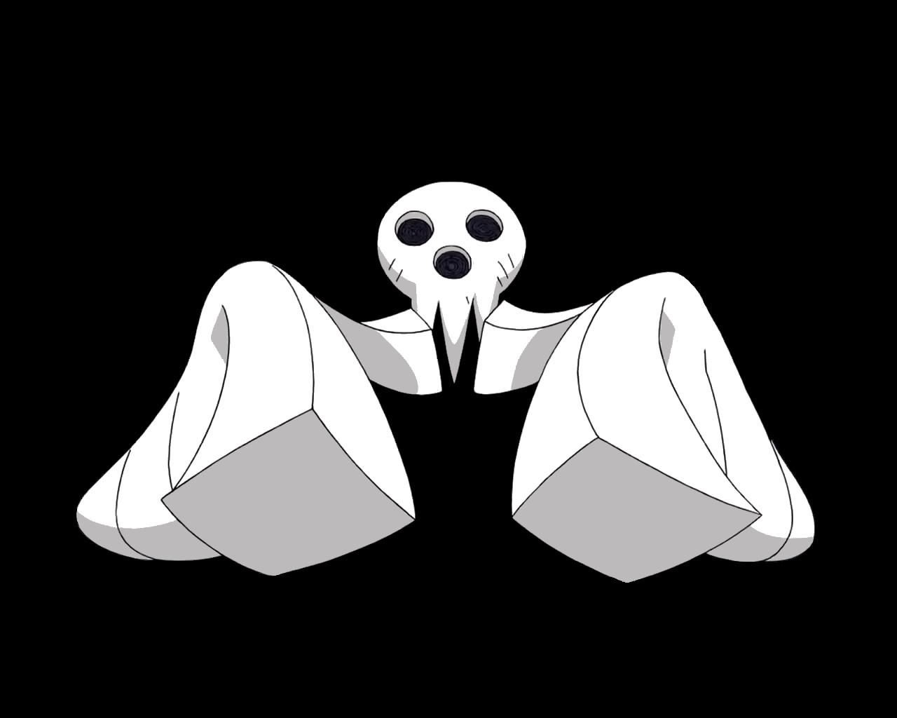 Anime 1280x1024 Soul Eater shinigami anime spooky skull simple background